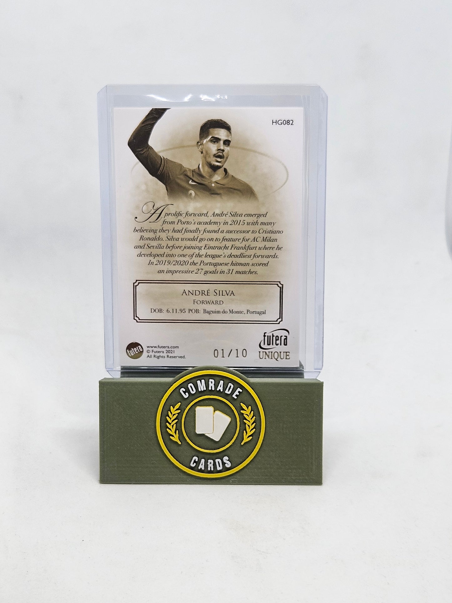 Andre Silva (Portugal) 01/10 Futera Unique 2021