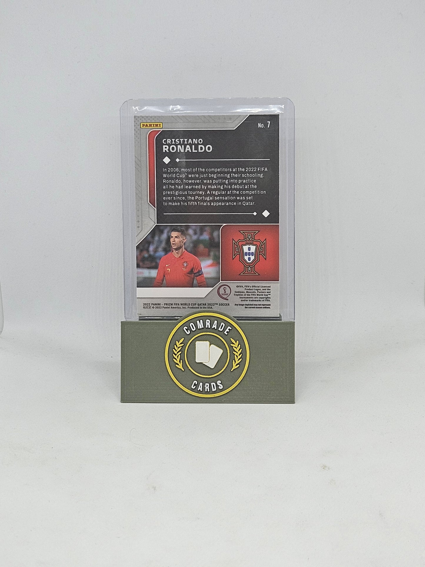 Cristiano Ronaldo (Portugal) Scorers Club Insert Prizm World Cup Qatar 2022