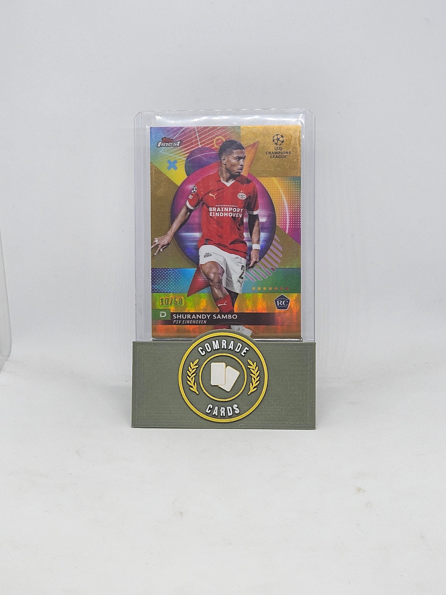 Shurandy Sambo (PSV) 10/50 Topps Finest 2023-2024