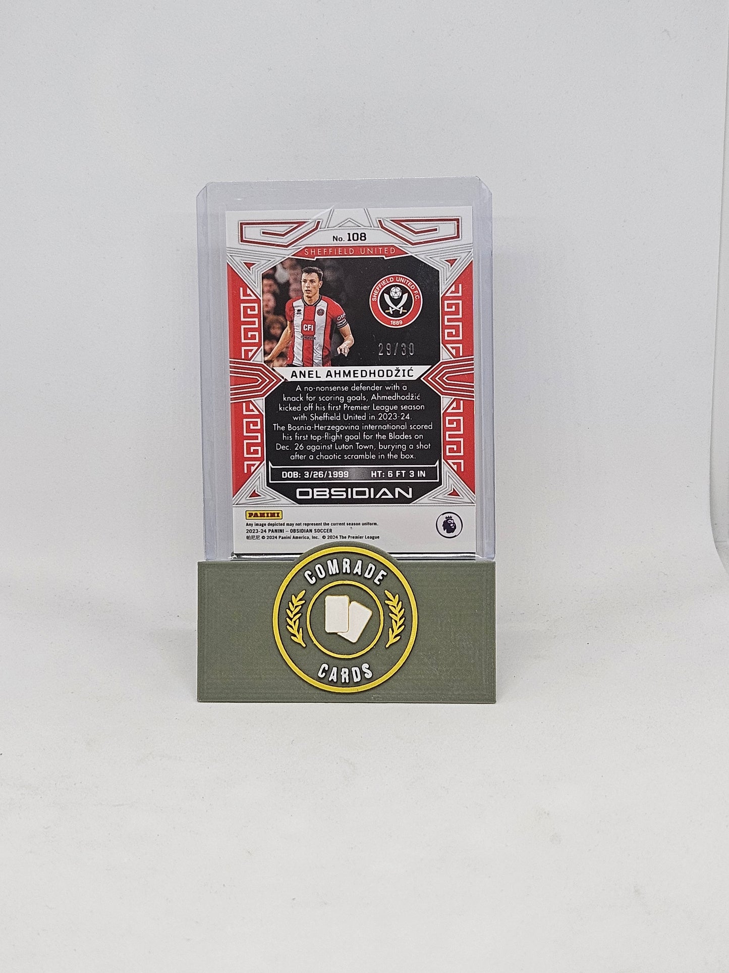Anel Ahmedhodzic (Sheffield United) 29/30 Obsidian 2023-2024