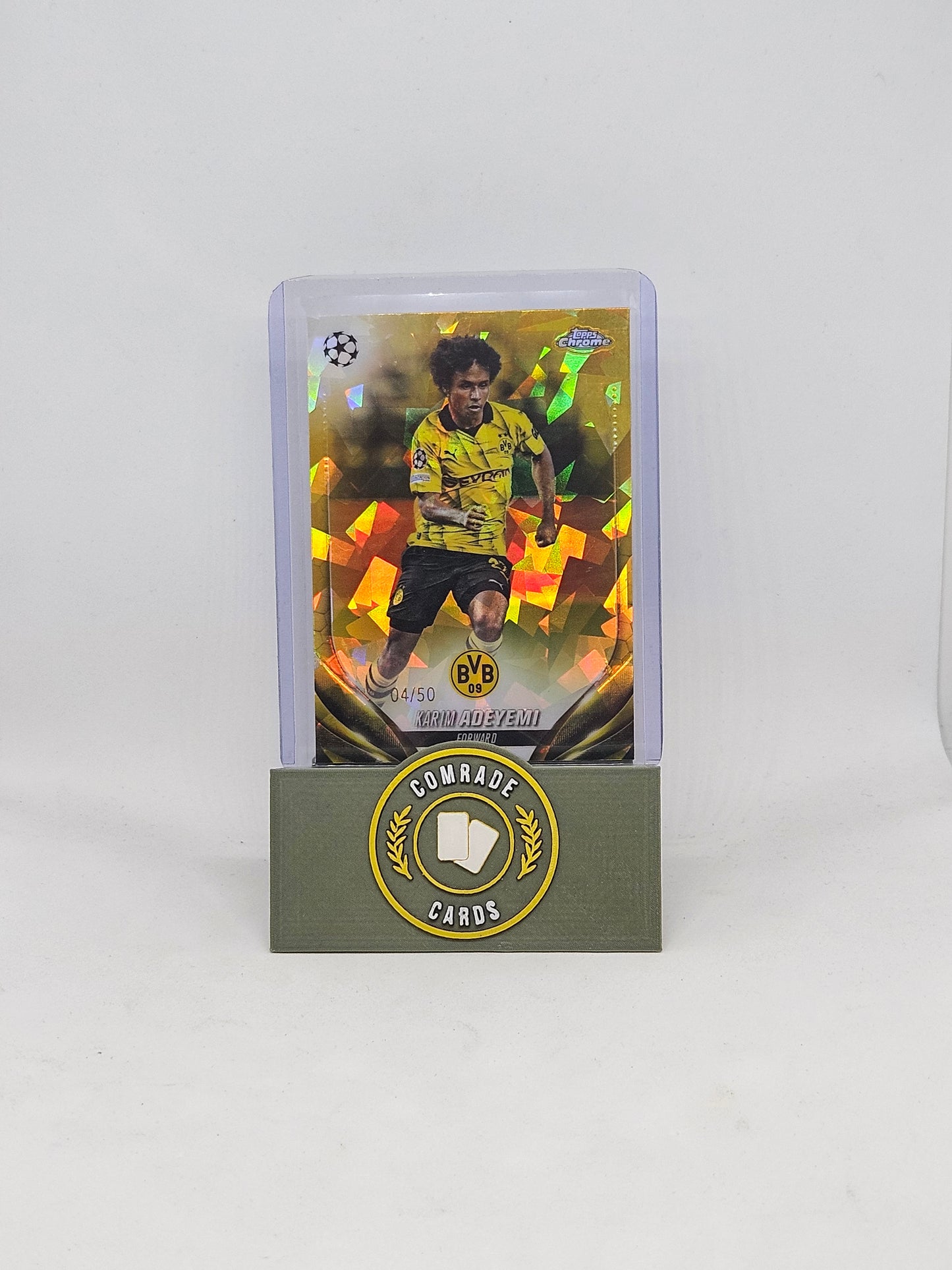 Karim Adeyemi (Dortmund) 04/50 Topps Chrome Sapphire 2023-2024