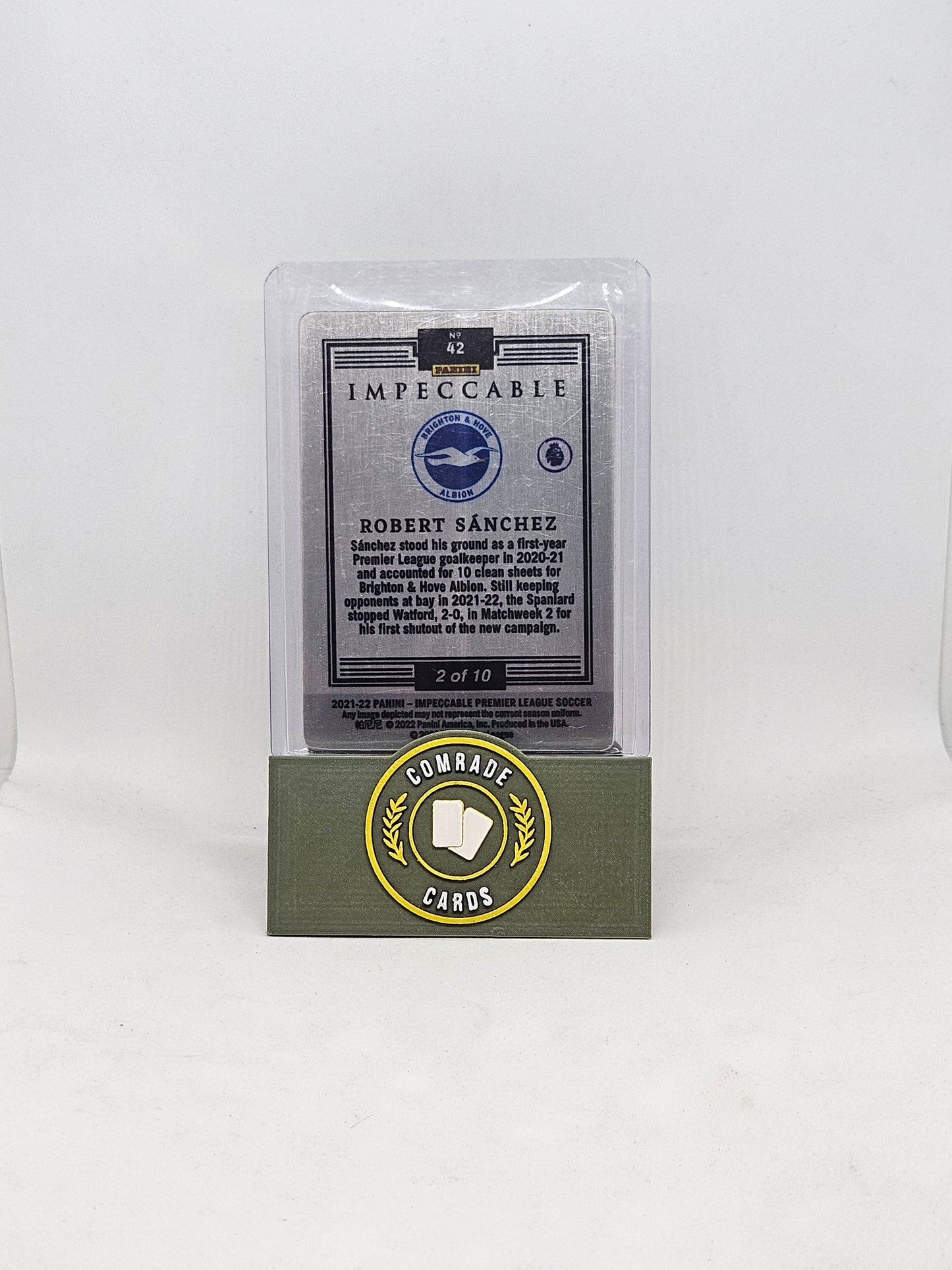 Robert Sanchez (Brighton) 2/10 Impeccable 2021-2022