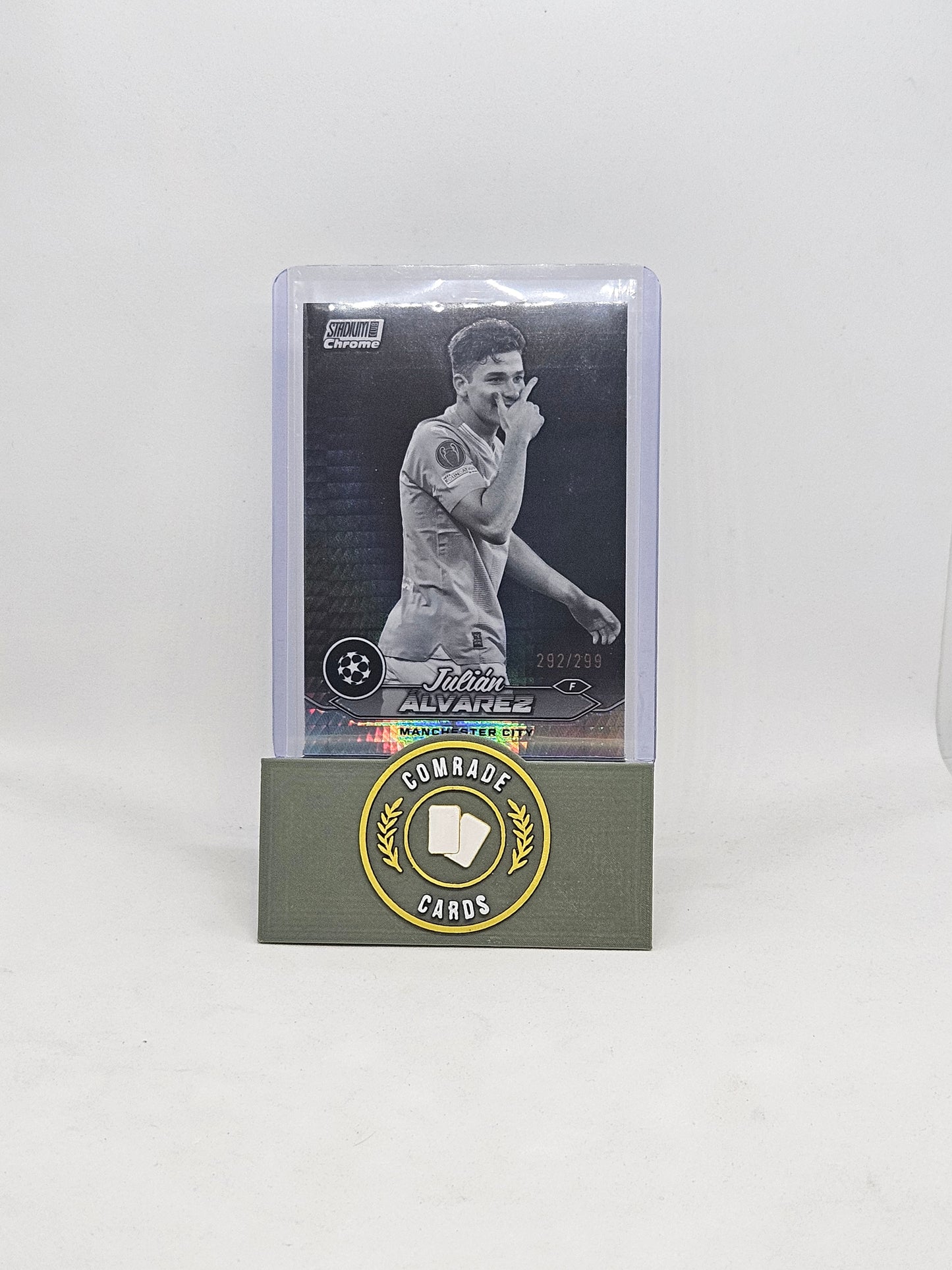 Julian Alvarez (Man City) 292/299 Topps Stadium Club Chrome 2023-2024
