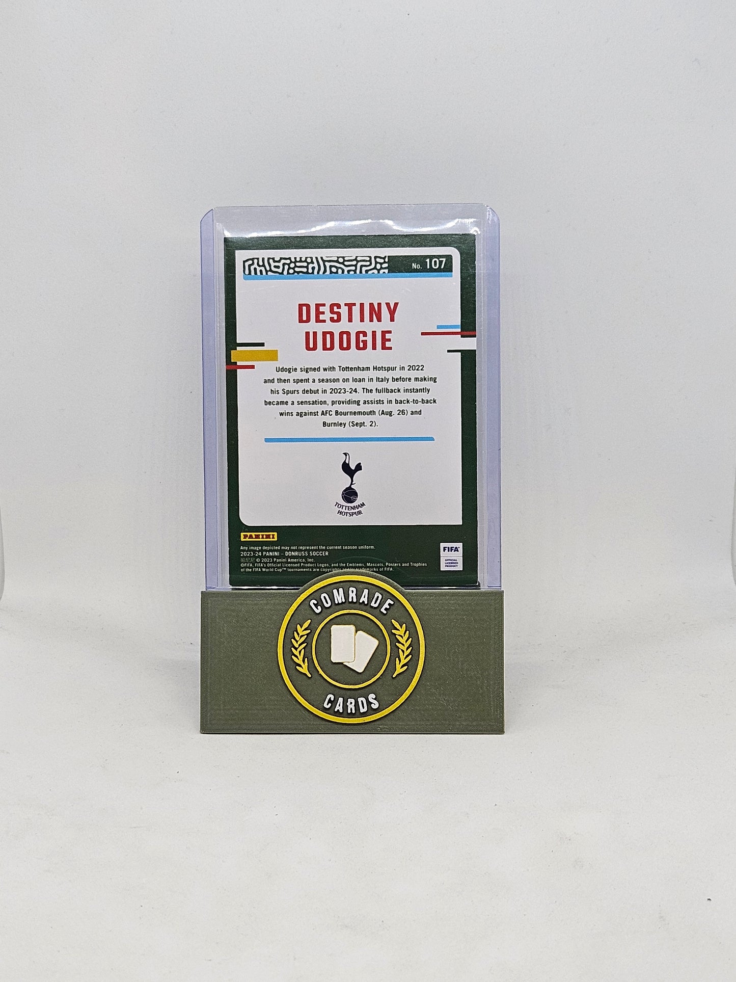 Destiny Udogie (Tottenham) 144/199 Donruss Soccer 2023-2024