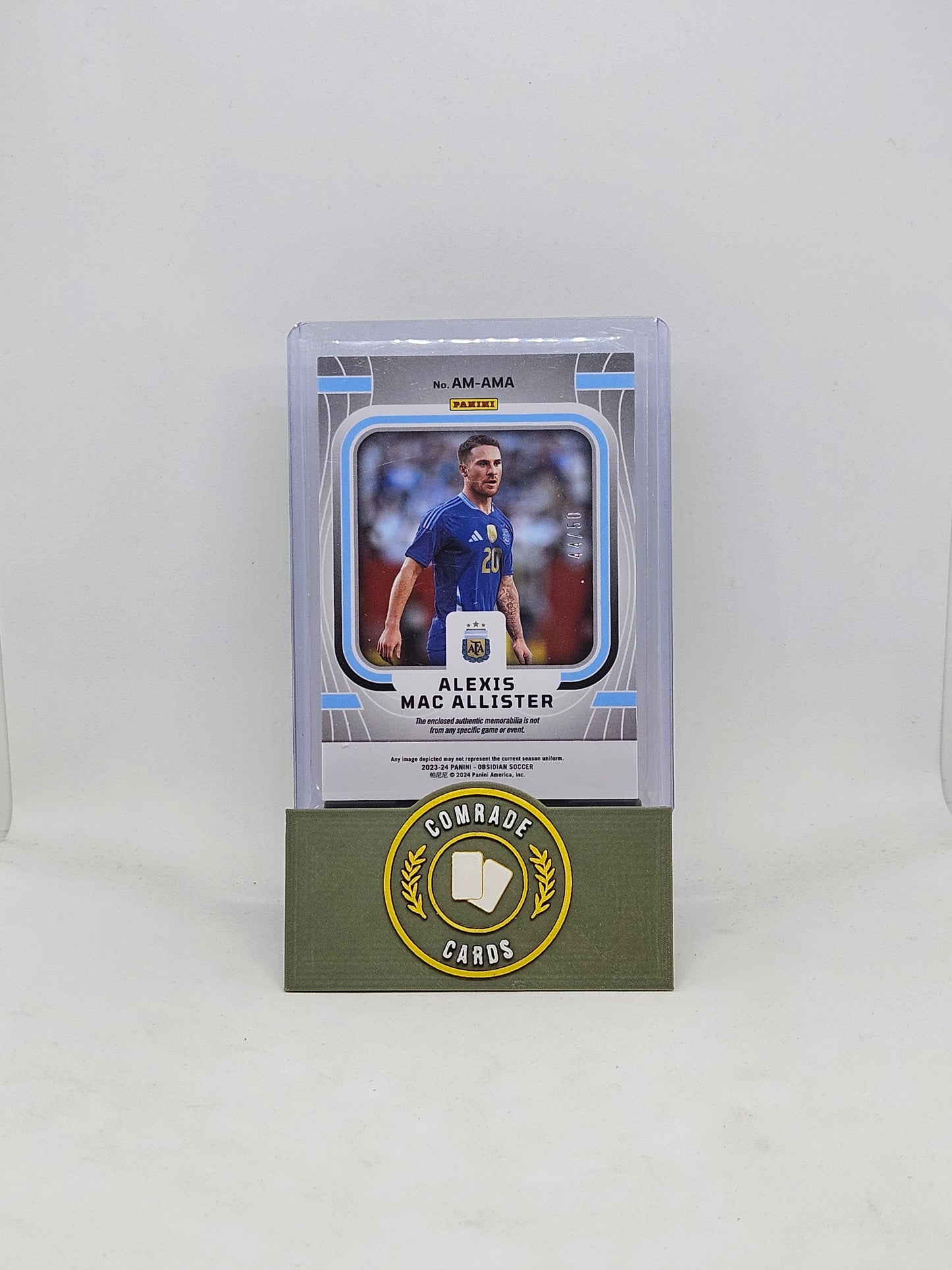 Alexis Mac Allister (Argentina) 44/50 Patch Obsidian 2023-2024