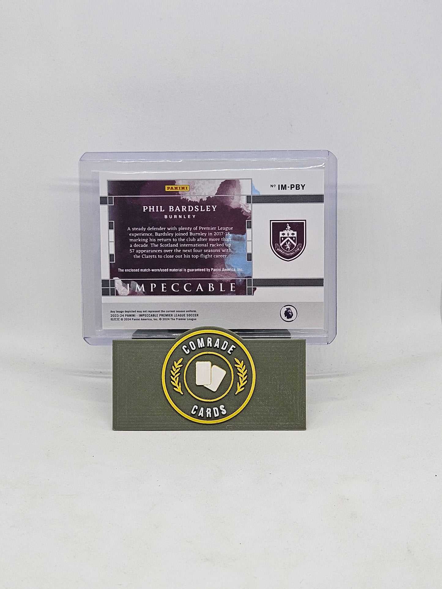 Phil Bardsley (Burnley) 90/99 Patch Impeccable 2023-2024