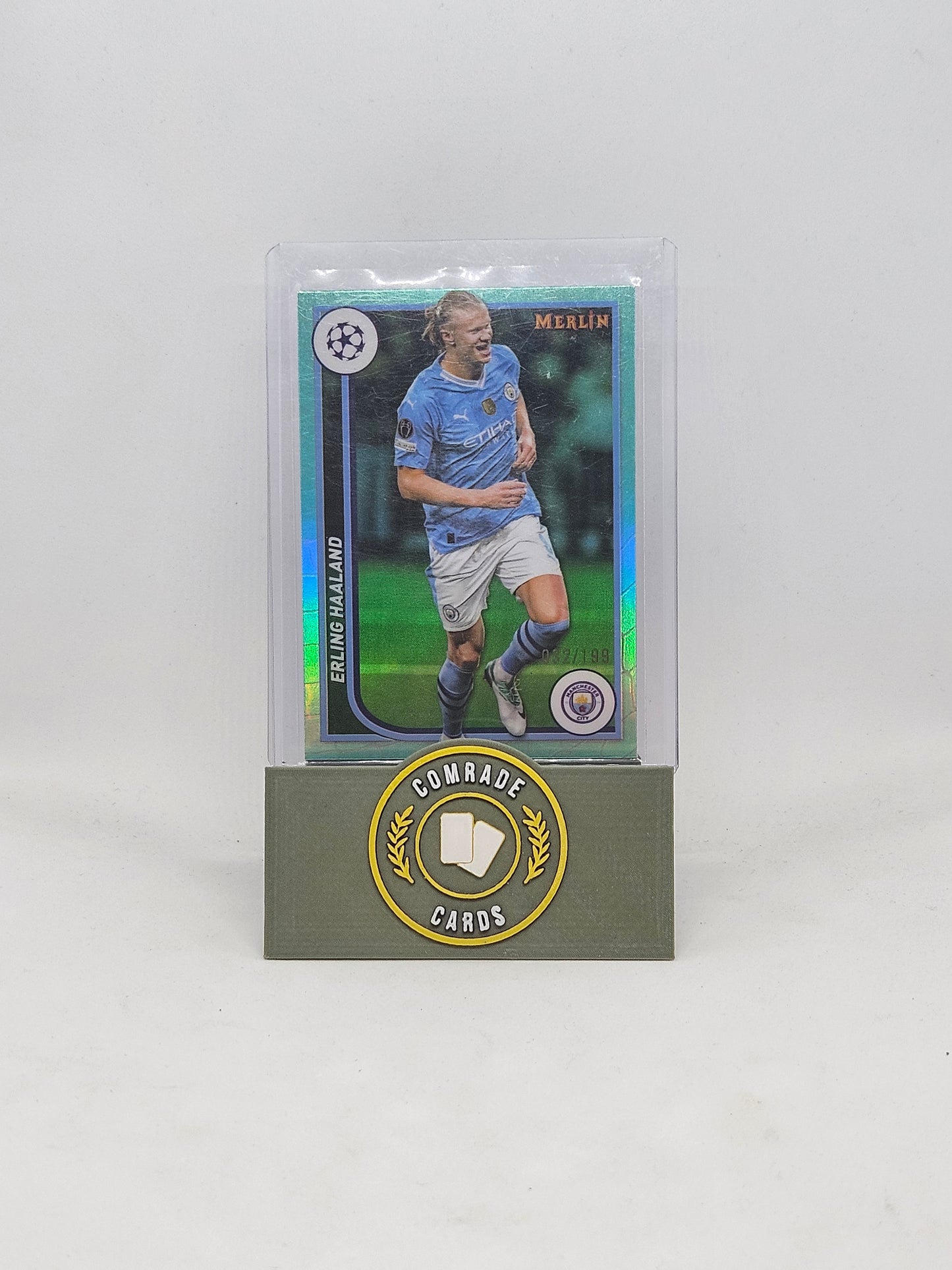 Erling Haaland (Man City) 032/199 Topps Merlin Chrome 2023-2024