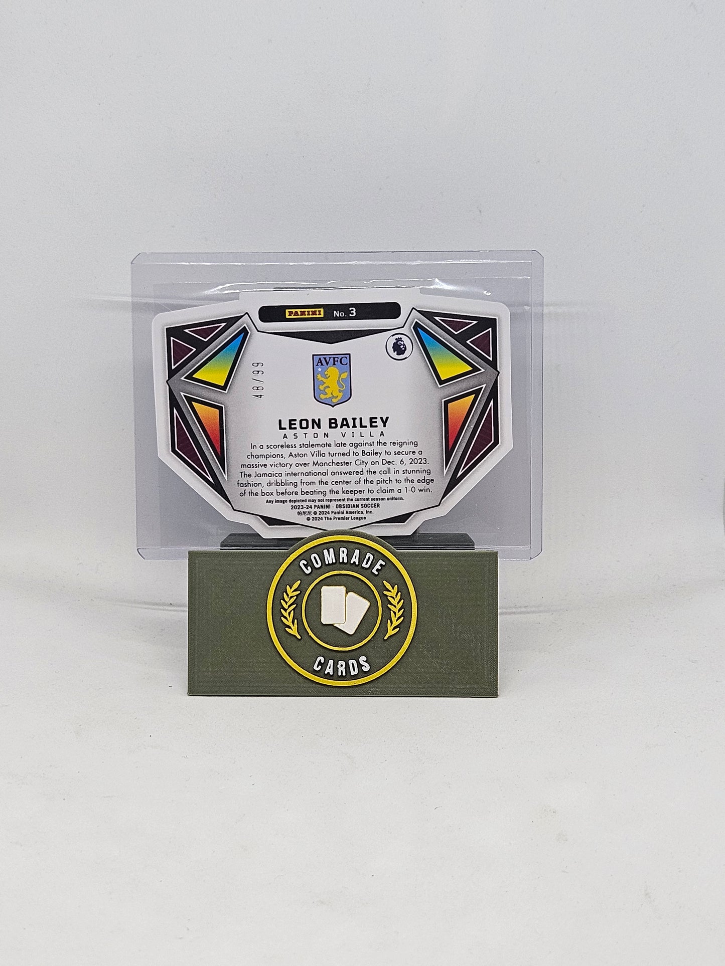 Leon Bailey (Aston Villa) 48/99 Obsidian 2023-2024
