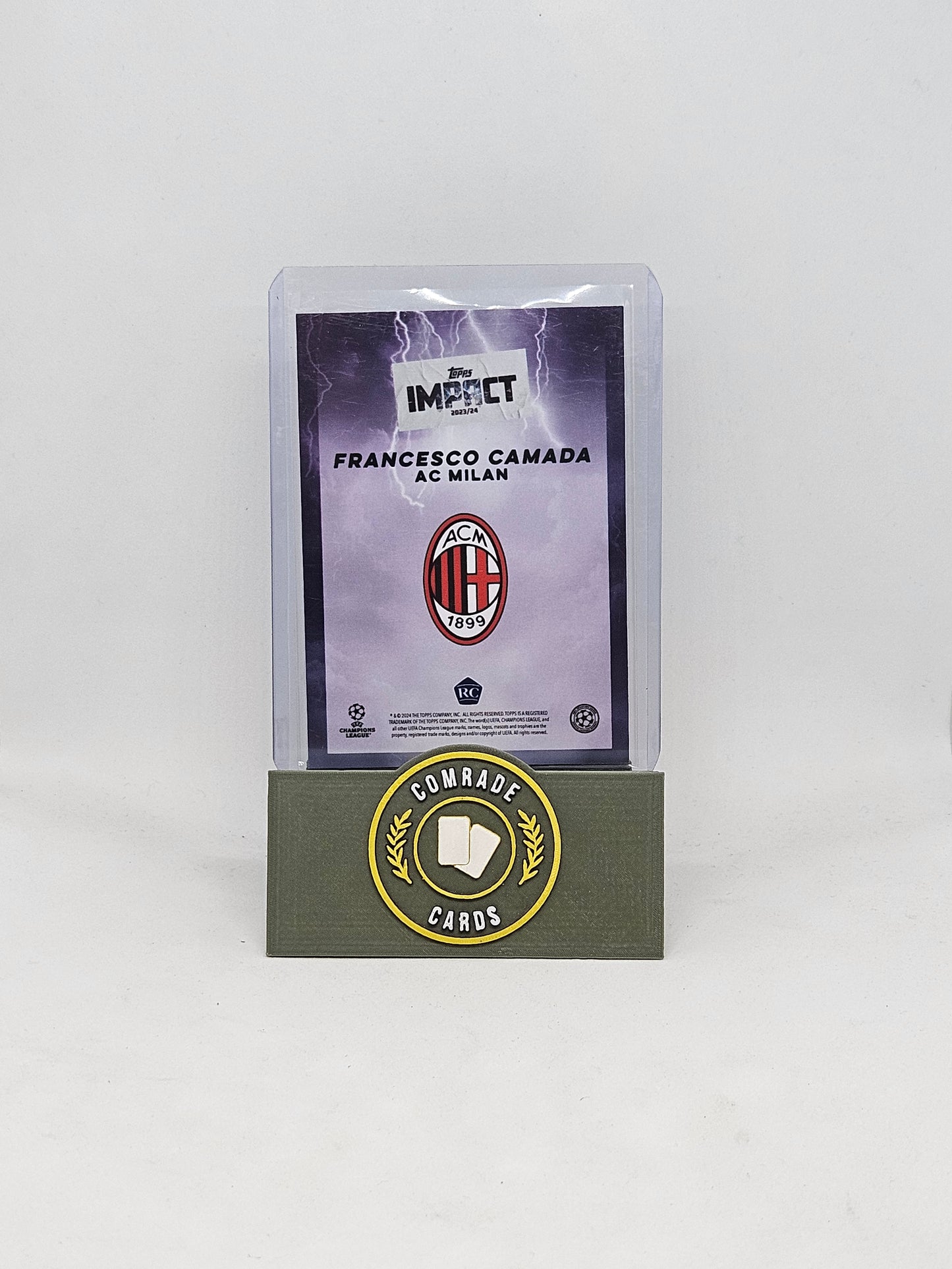 Francesco Camarda (AC Milan) 13/49 Topps Impact 2023-2024