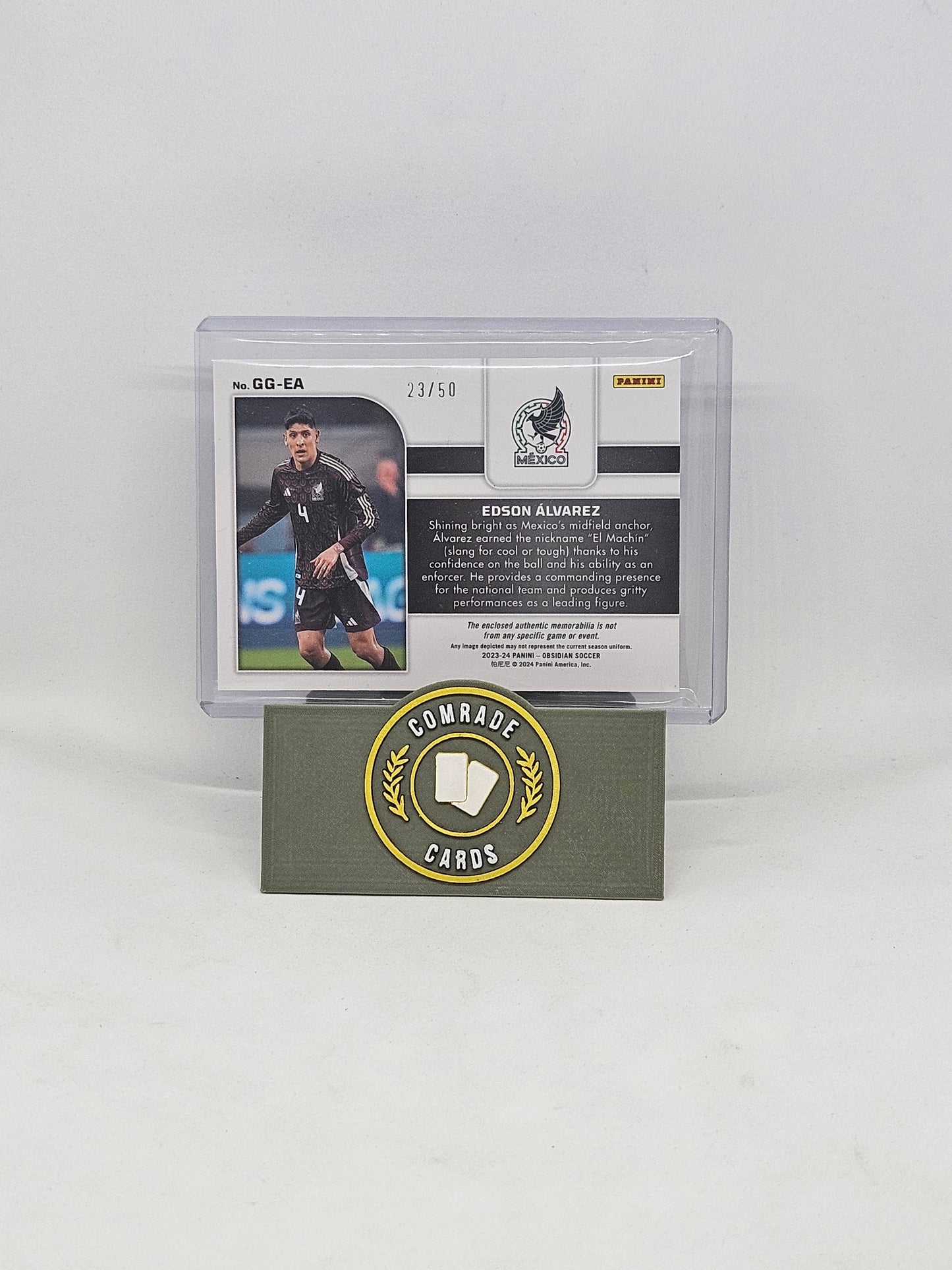 Edson Alvarez (Mexico) 23/50 Patch Obsidian 2023-2024