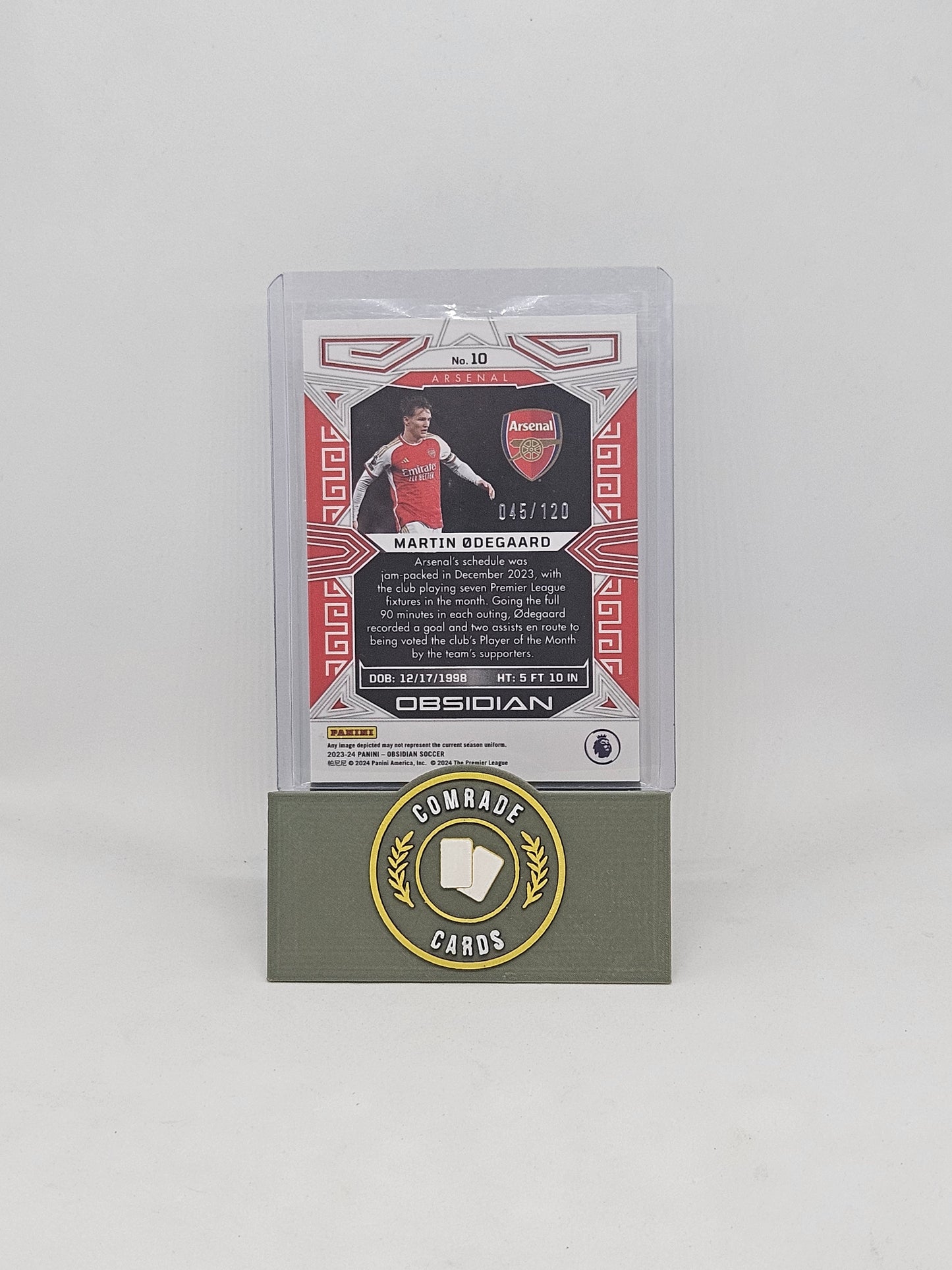 Martin Odegaard (Arsenal) 045/120 Obsidian 2023-2024