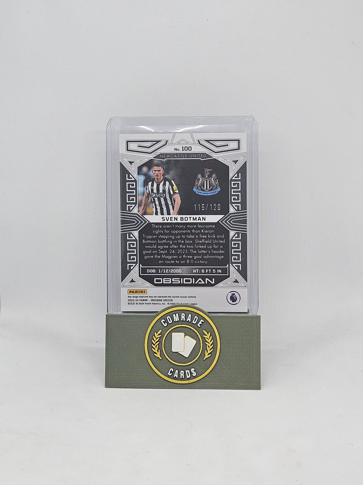 Sven Botman (Newcastle) 115/120 Obsidian 2023-2024