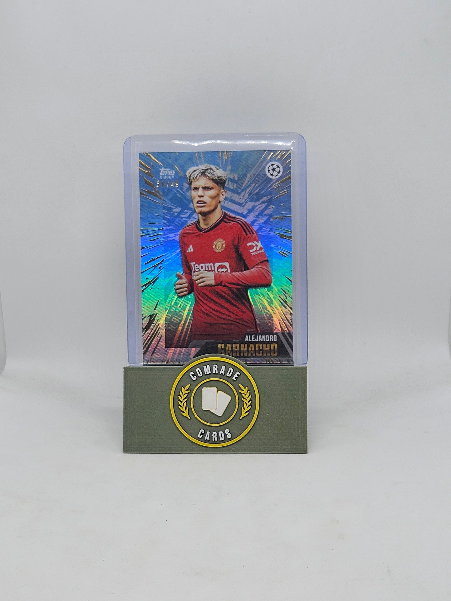 Alejandro Garnacho (Man United) 30/49 Topps Gold 2023-2024