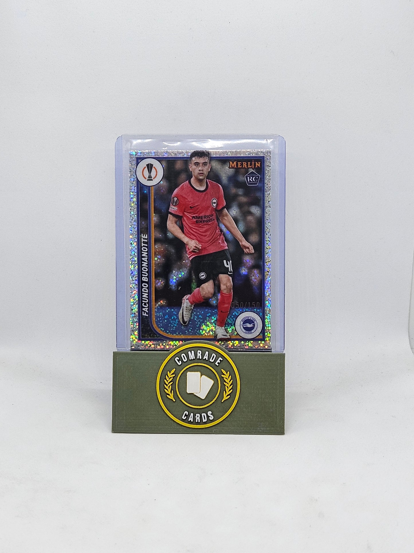 Facundo Buonanotte (Brighton) 050/150 Topps Merlin Chrome 2023-2024