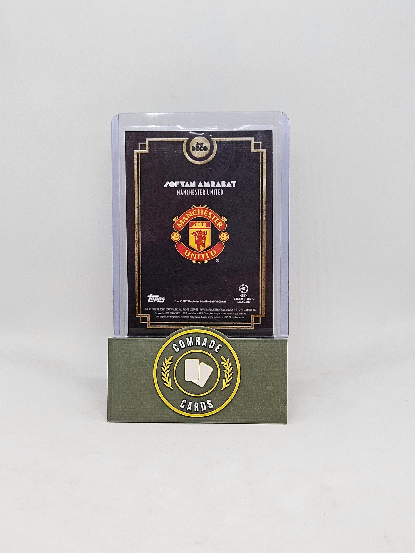Sofyan Amrabat (Man United) 16/25 Topps Deco 2023-2024