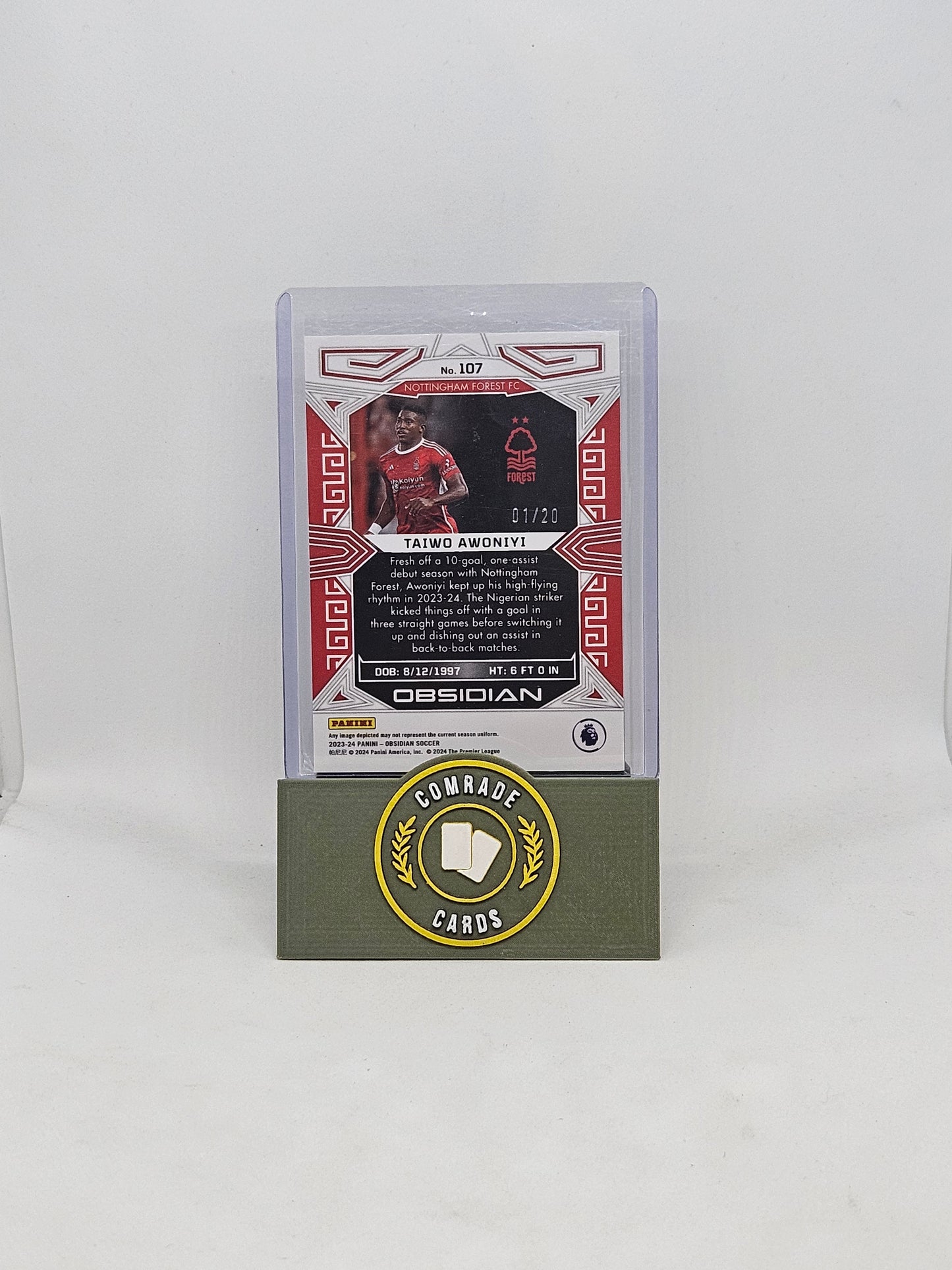 Taiwo Awoniyi (Nottingham Forest) 01/20 Obsidian 2023-2024