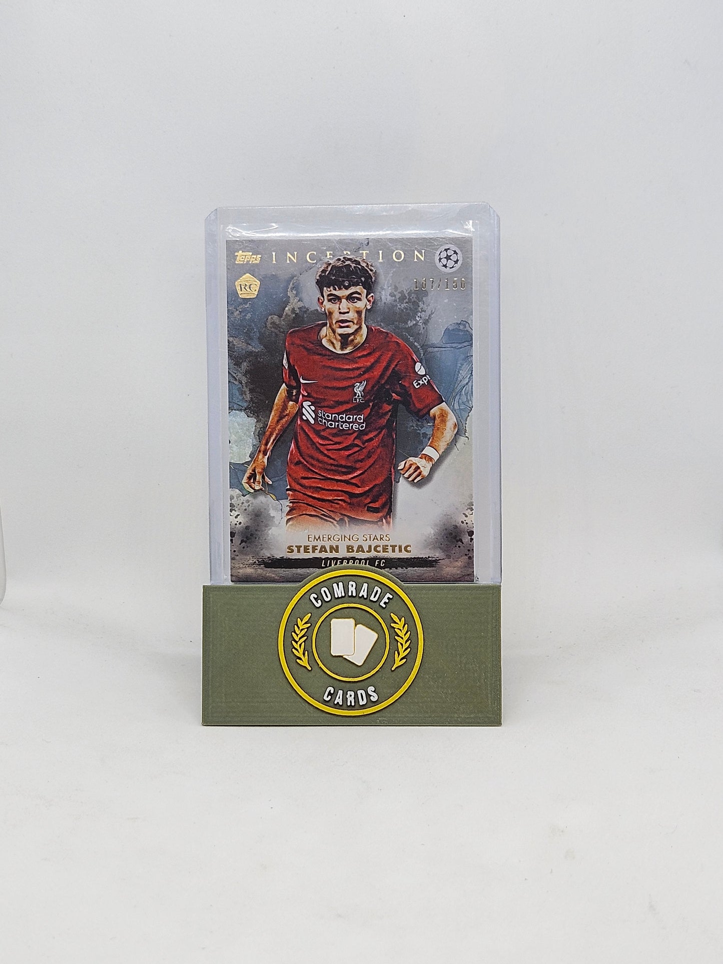 Stefan Bajcetic (Liverpool) 107/150 Topps Inception 2022-2023