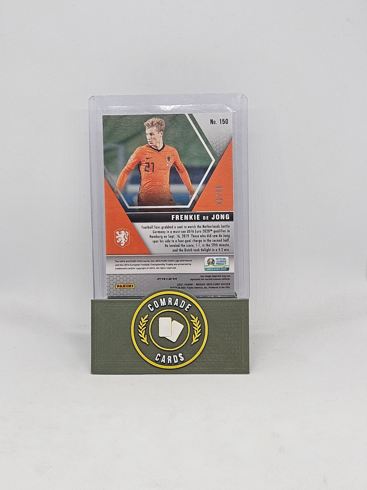 Frenkie De Jong (Netherlands) 43/99 Mosaic Euro 2021
