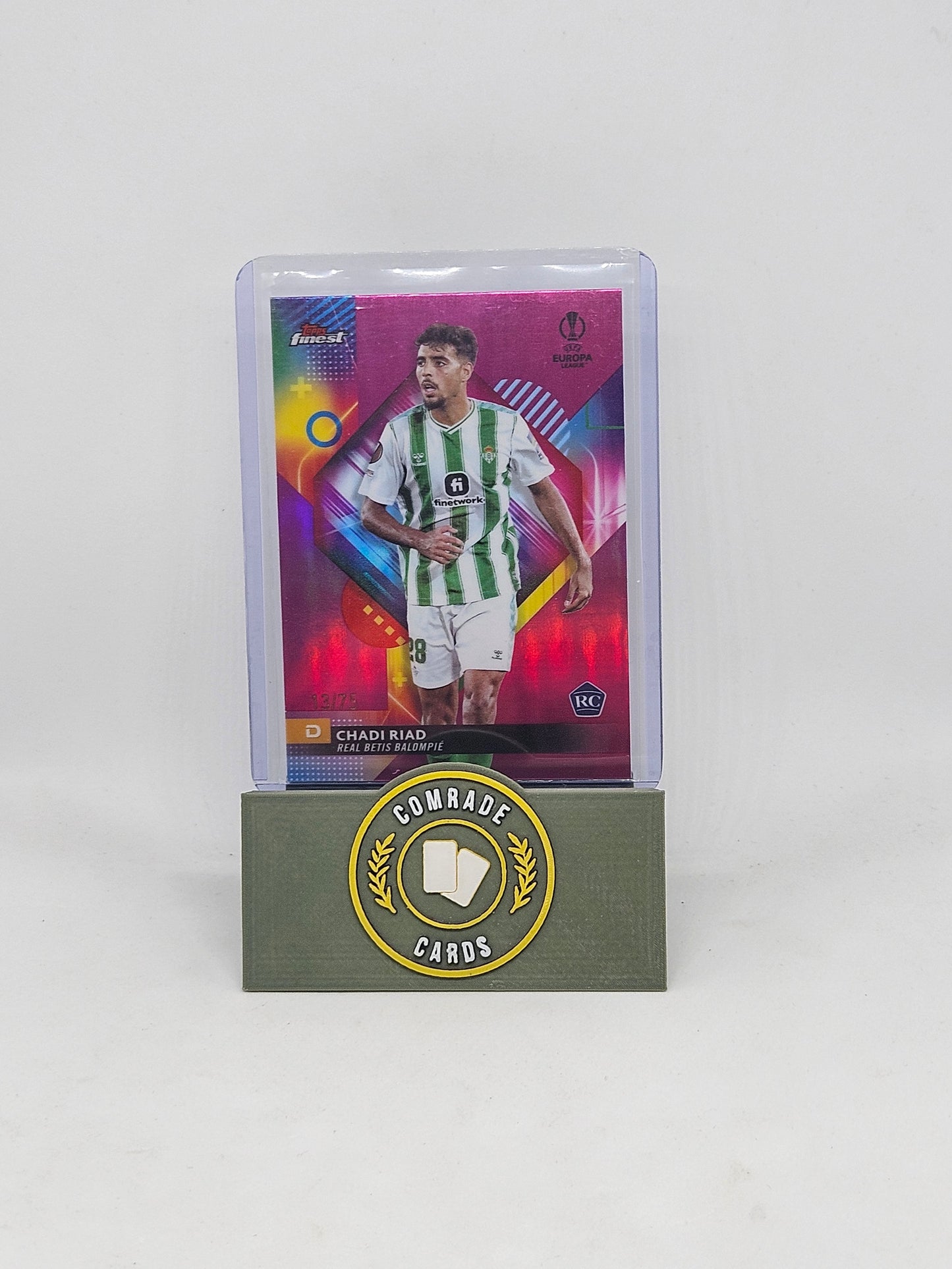 Chadi Riad (Real Betis) 13/75 Topps Finest 2023-2024