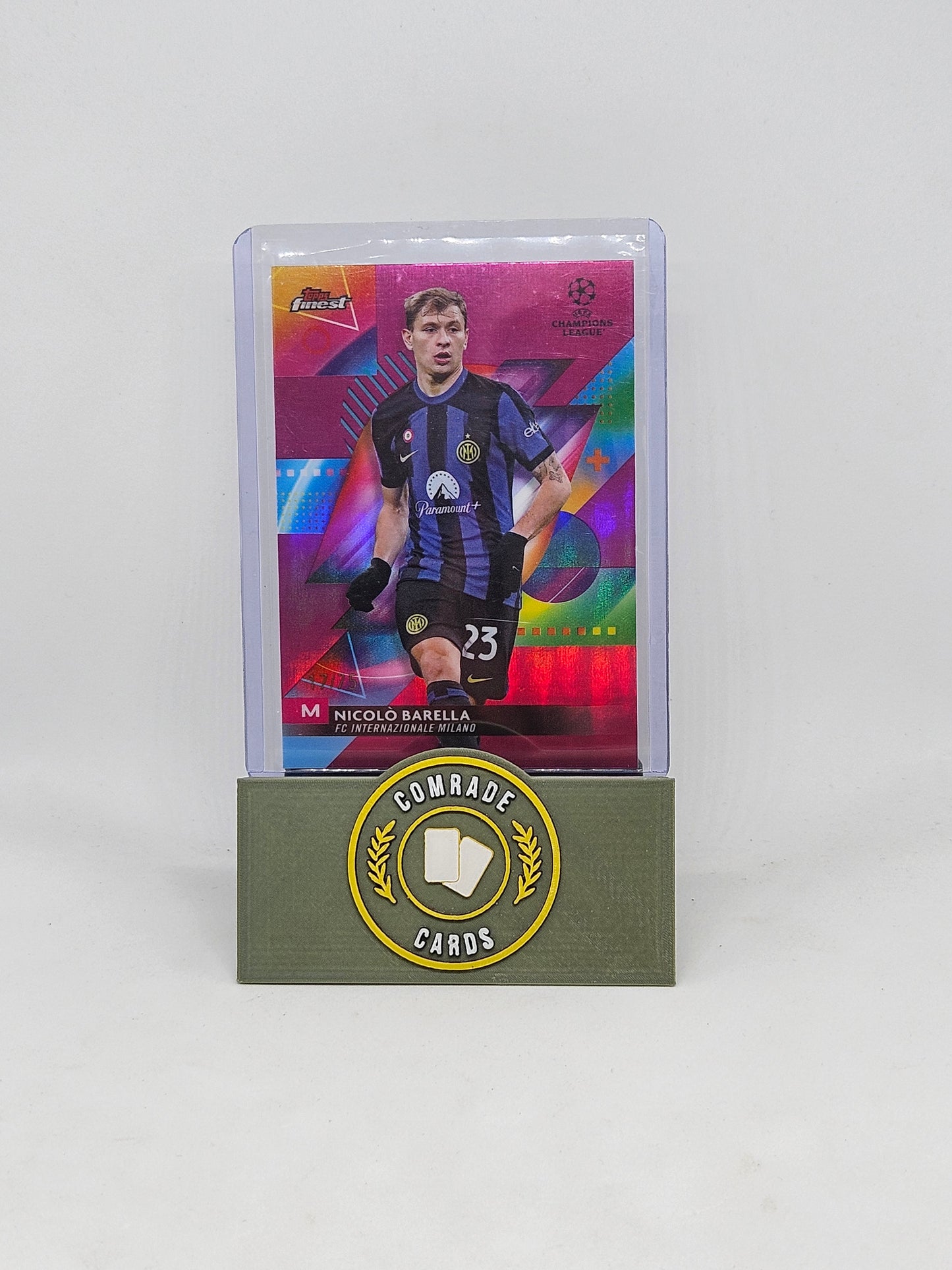 Nicolo Barella (Inter Milan) 17/75 Topps Finest 2023-2024