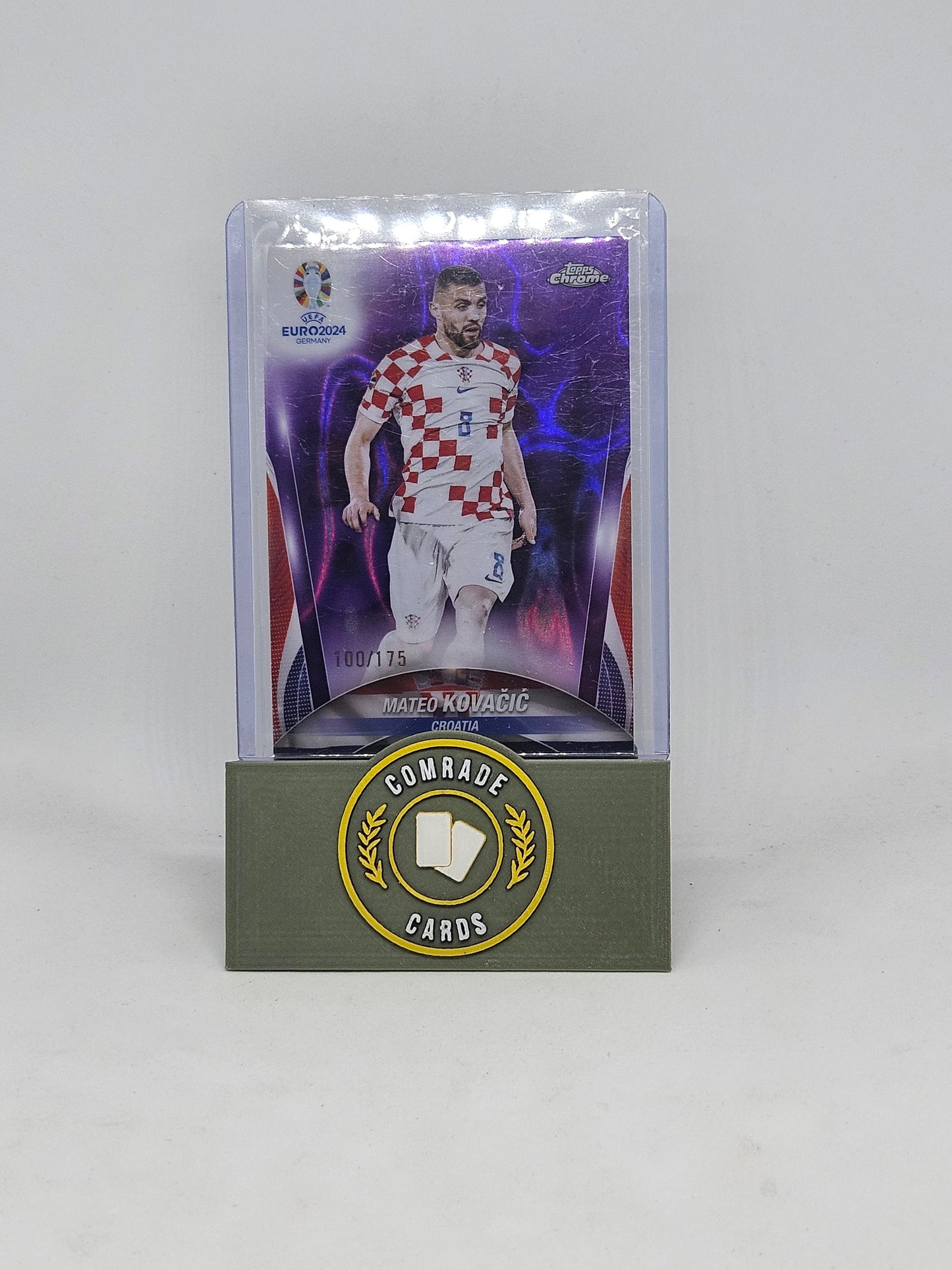 Mateo Kovacic (Croatia) 100/175 Topps Chrome Euro 2024