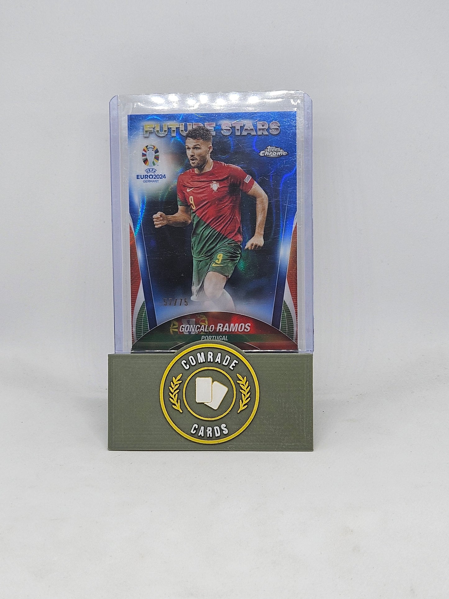 Goncalo Ramos (Portugal) 57/75 Topps Chrome Euro 2024