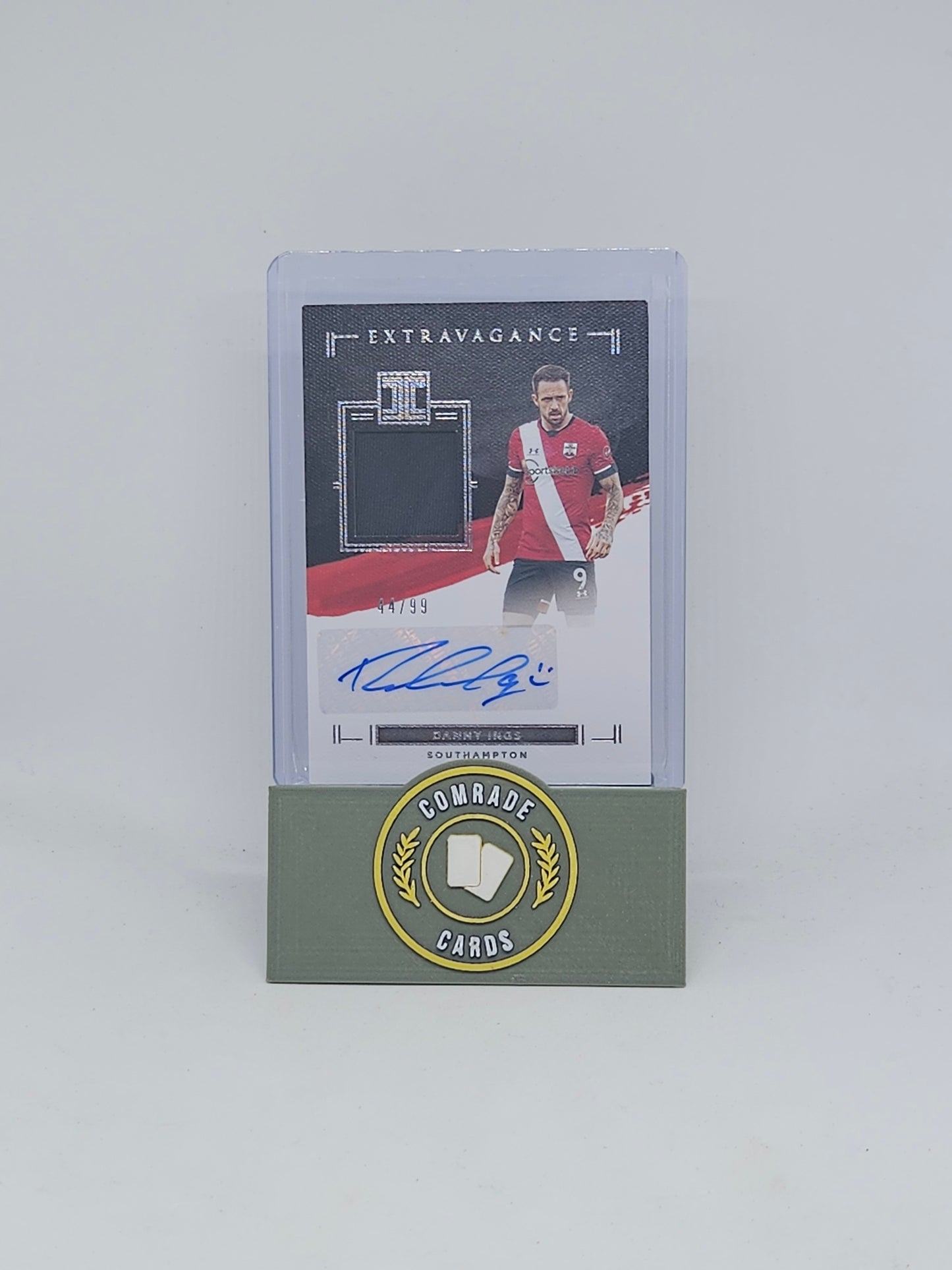Danny Ings (Southampton) 44/99 Autographed/Patch Impeccable 2020-2021