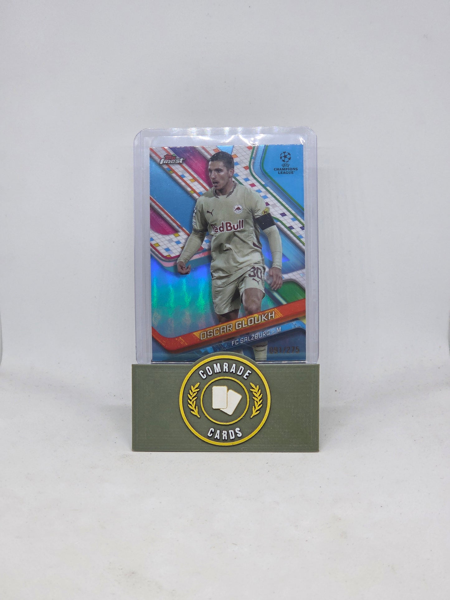 Oscar Gloukh (Salzburg) 091/275 Topps Finest 2024-2025