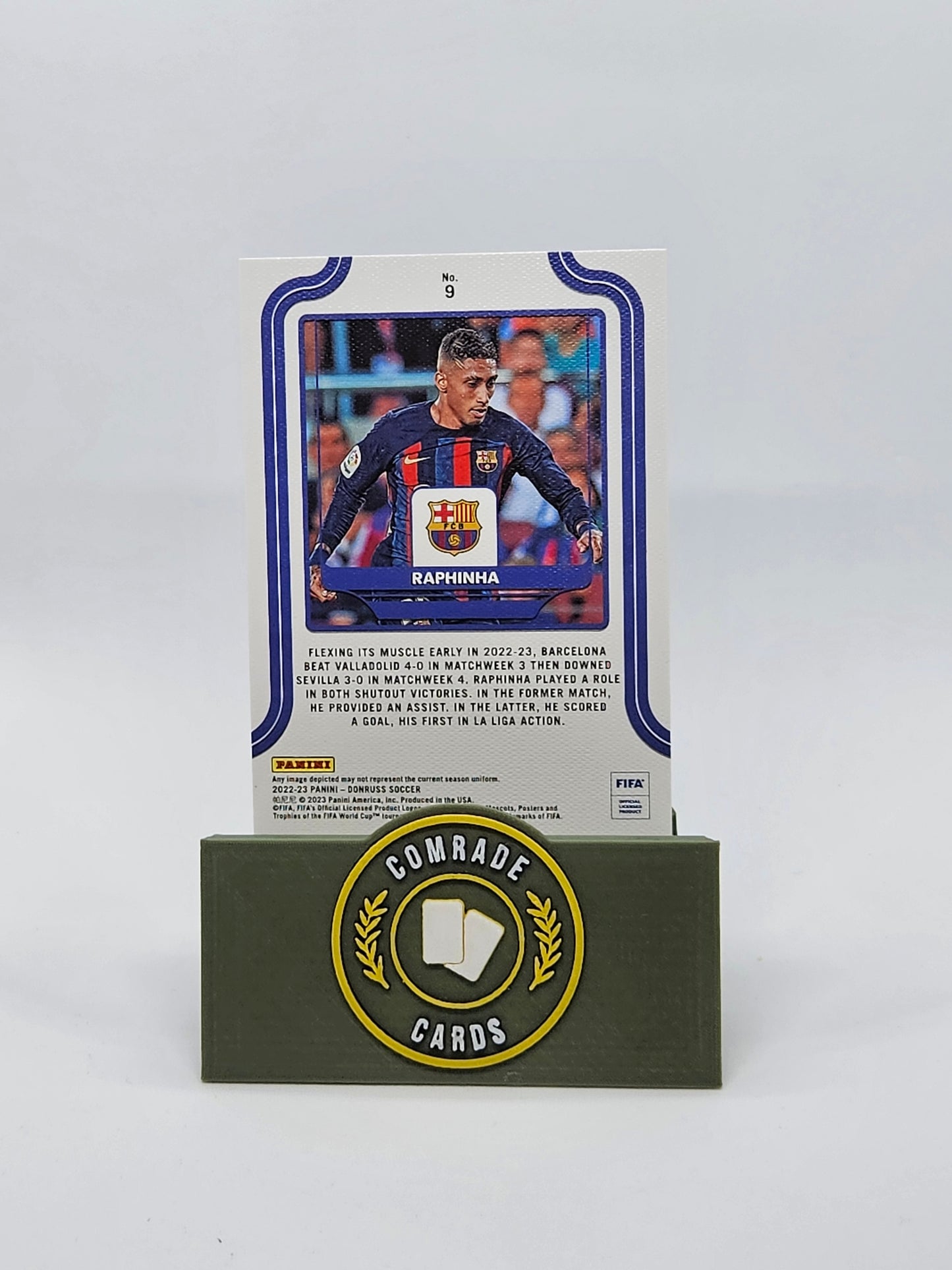 Raphinha (Barcelona) - Insert Donruss Soccer 2022-2023