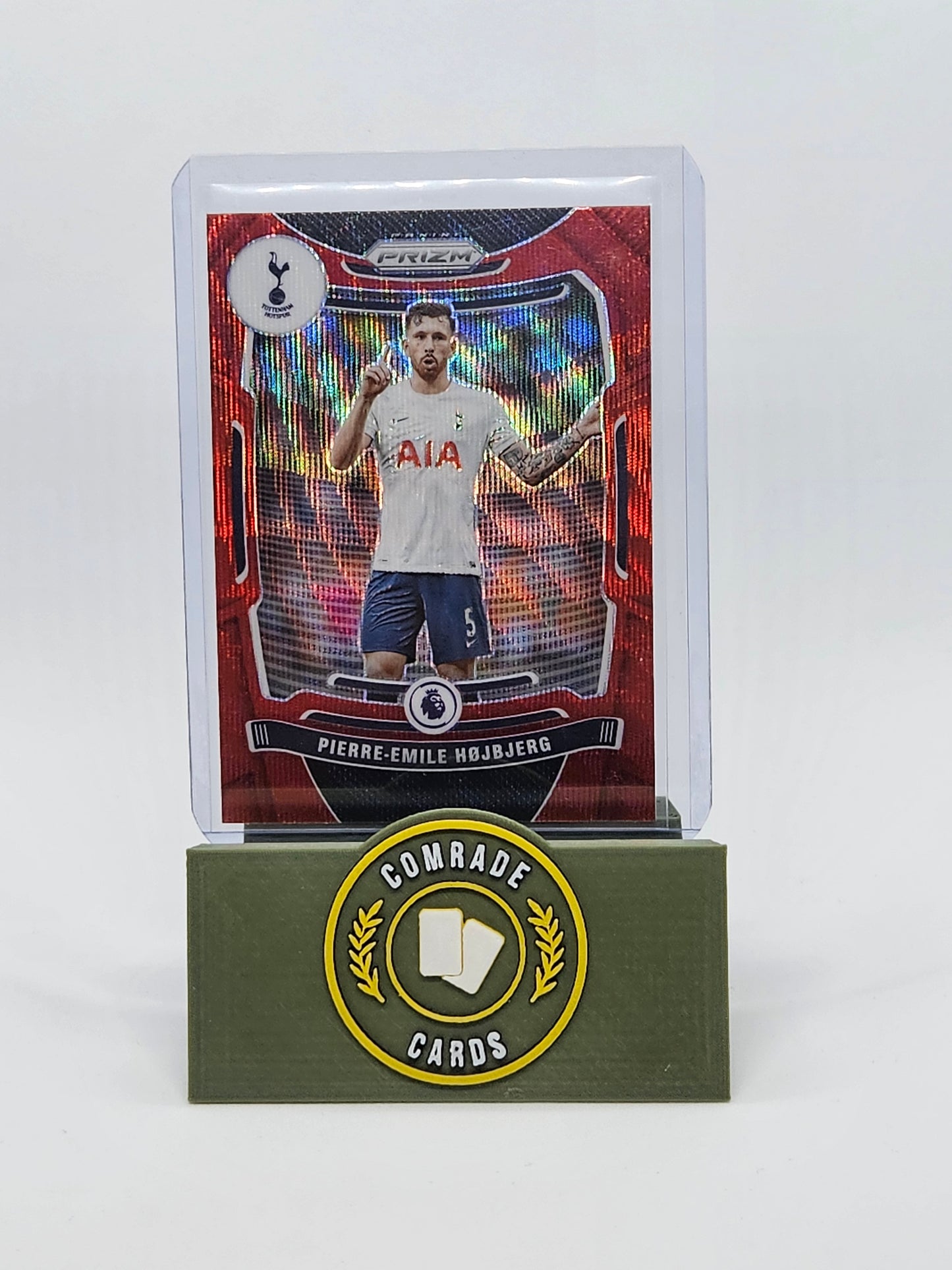 Pierre-Emile Hojbjerg (Tottenham) Parallel Prizm Premier League 2021-2022