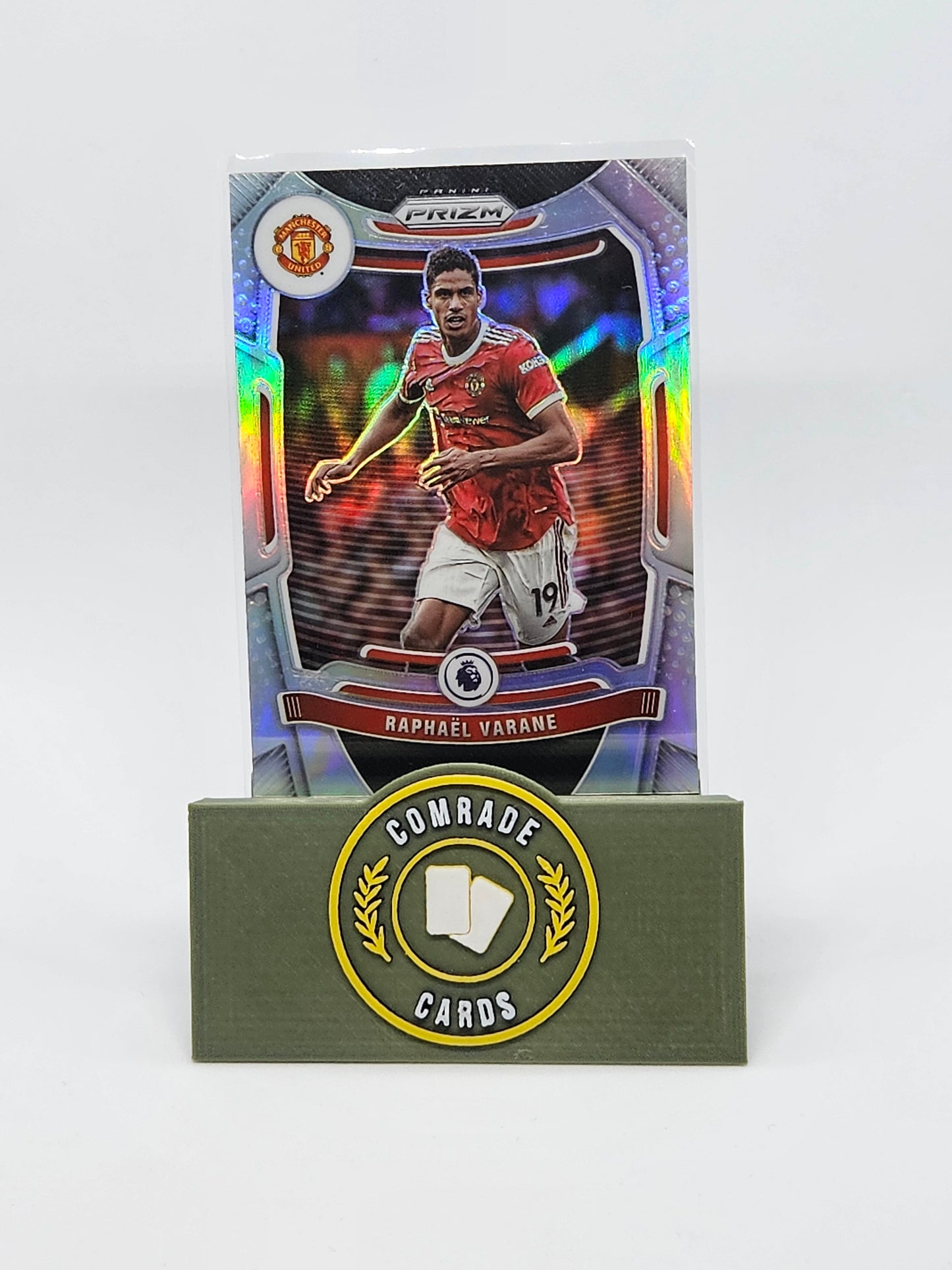 Raphael Varane (Man United) Parallel Prizm Premier League 2021-2022