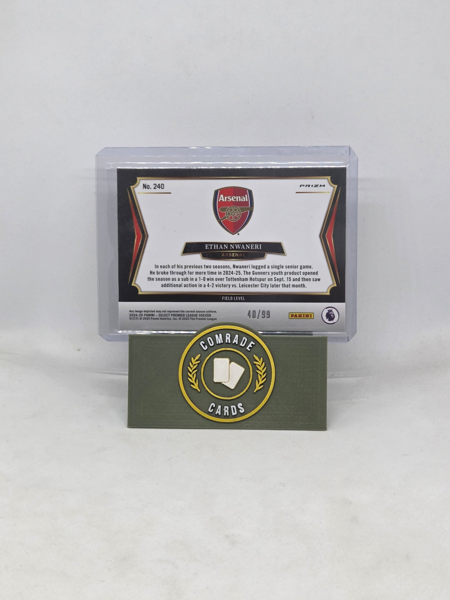 Ethan Nwaneri (Arsenal) 40/99 Select Premier League 2024-2025