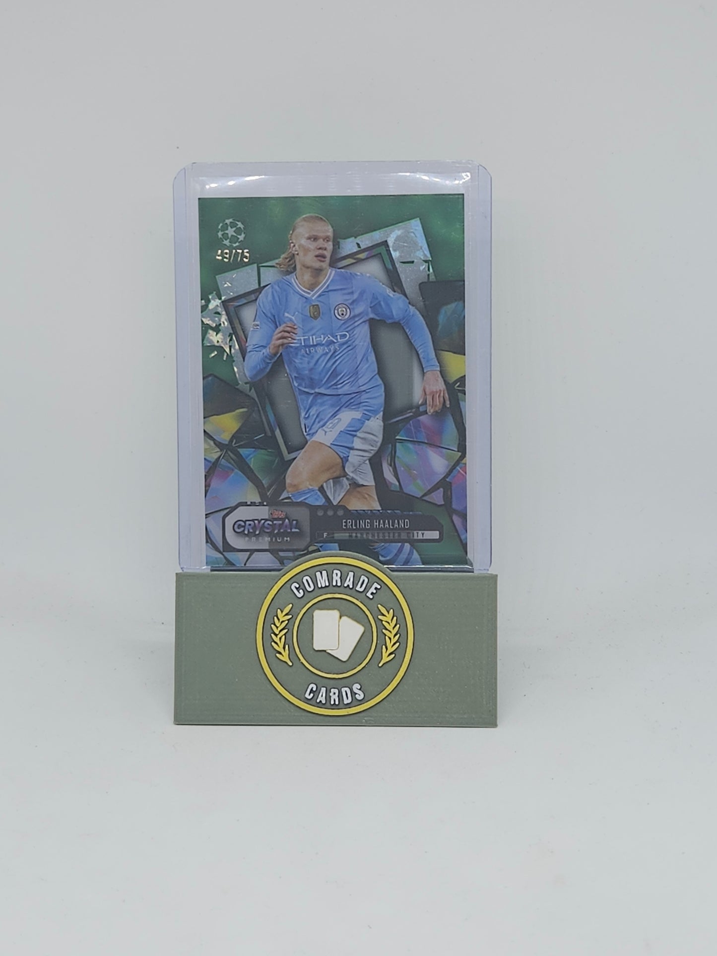 Erling Haaland (Man City) 49/75 Topps Crystal 2023-2024