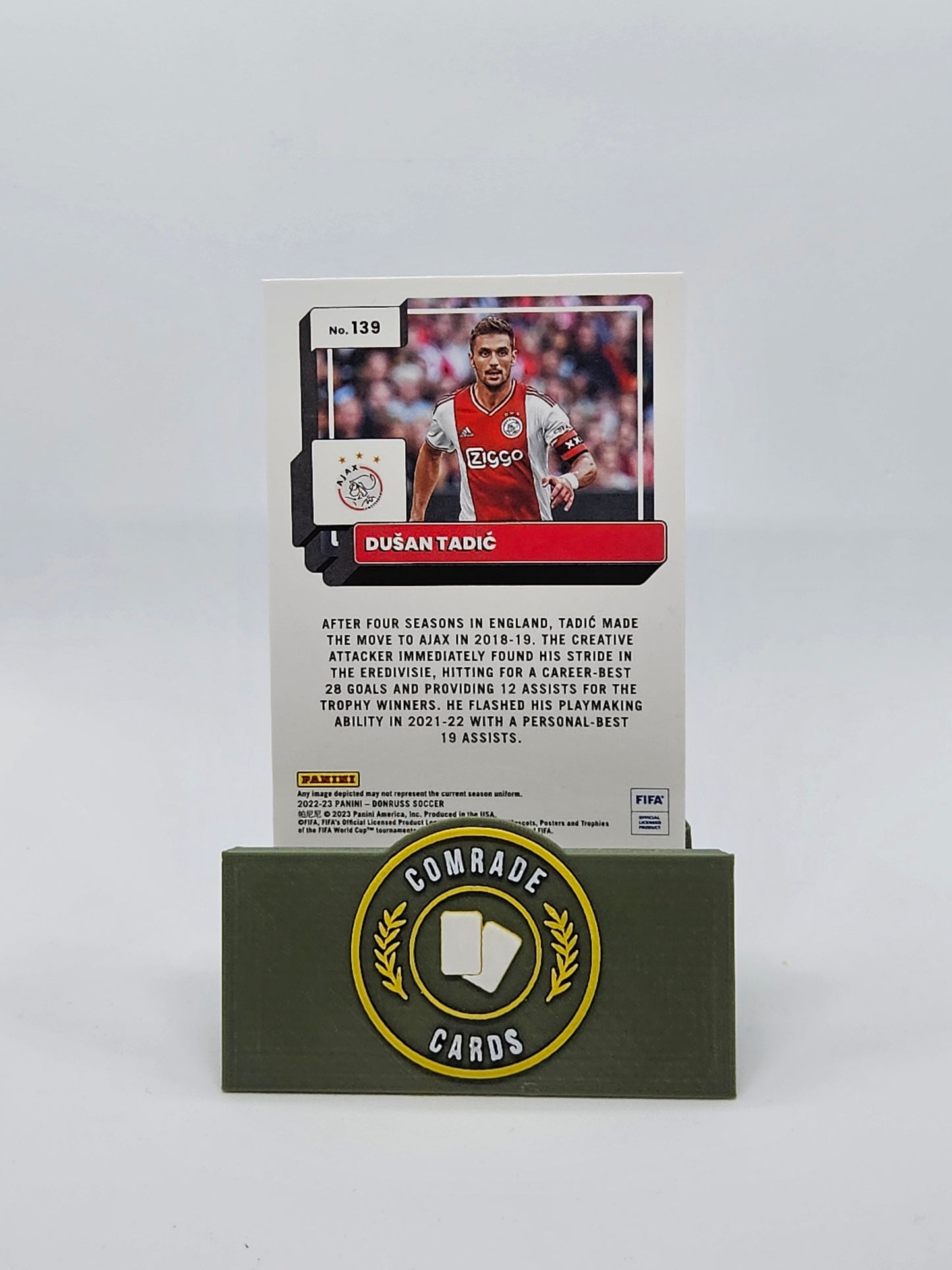 Dusan Tadic (Ajax) - Optic Parallel Donruss Soccer 2022-2023
