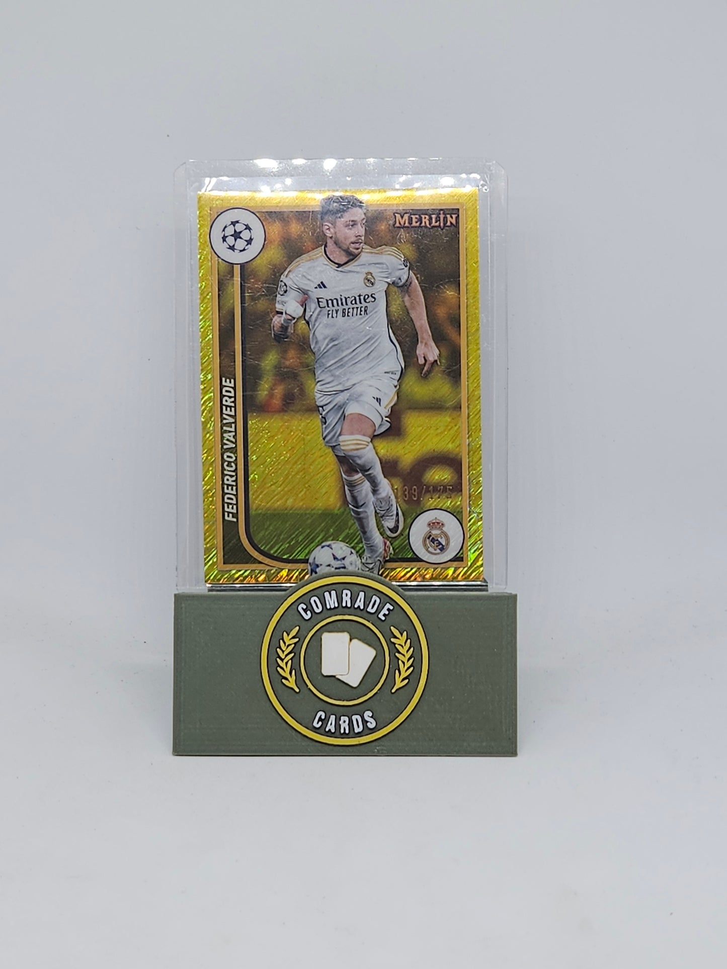 Federico Valverde (Real Madrid) 139/175 Topps Merlin Chrome 2023-2024