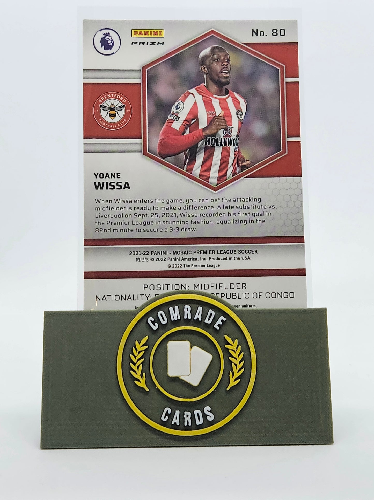 Yoane Wissa (Brentford) - Parallel Mosaic Premier League 2021-2022