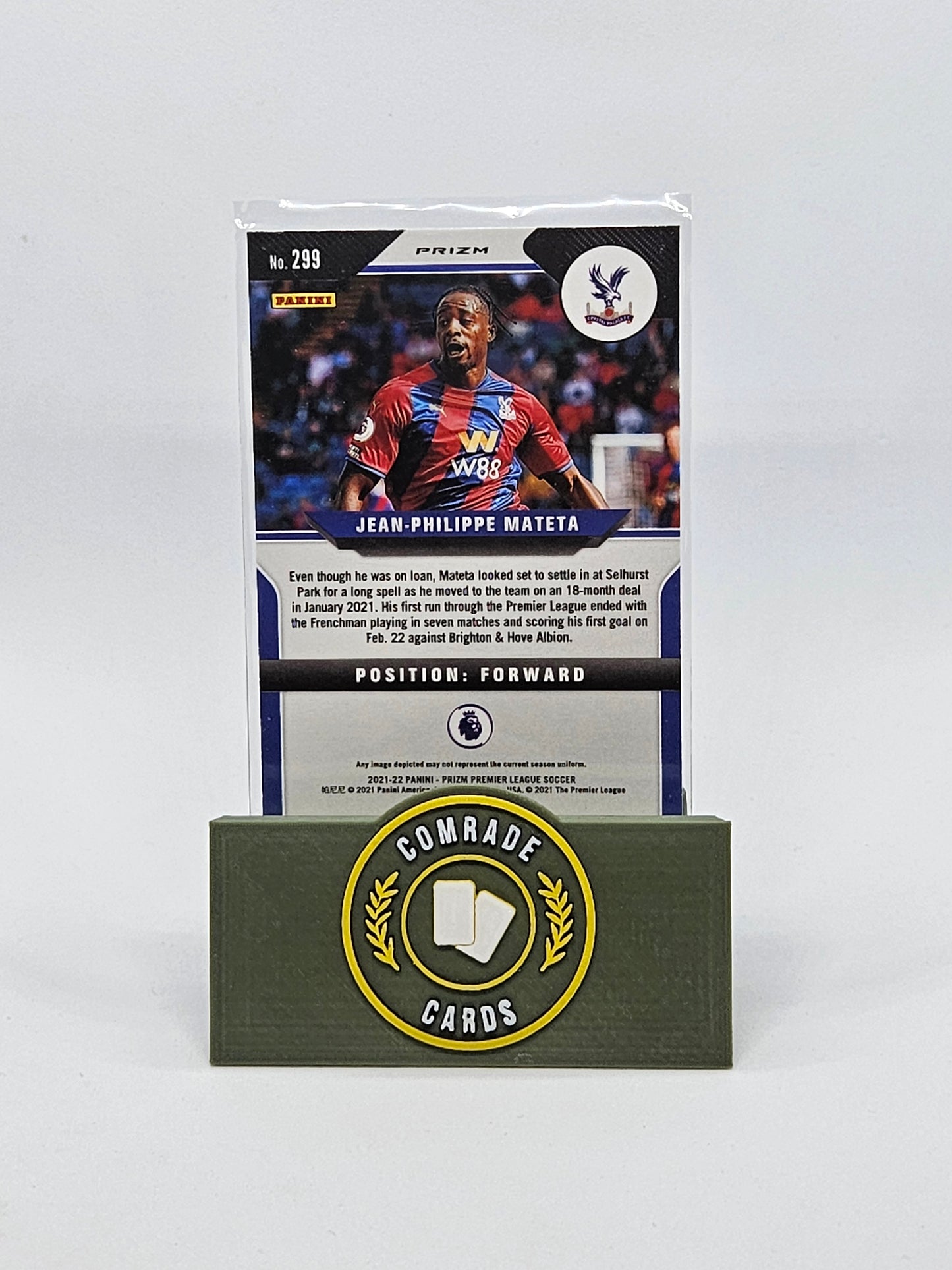 Jean-Philippe Mateta (Crystal Palace) Parallel Prizm Premier League 2021-2022