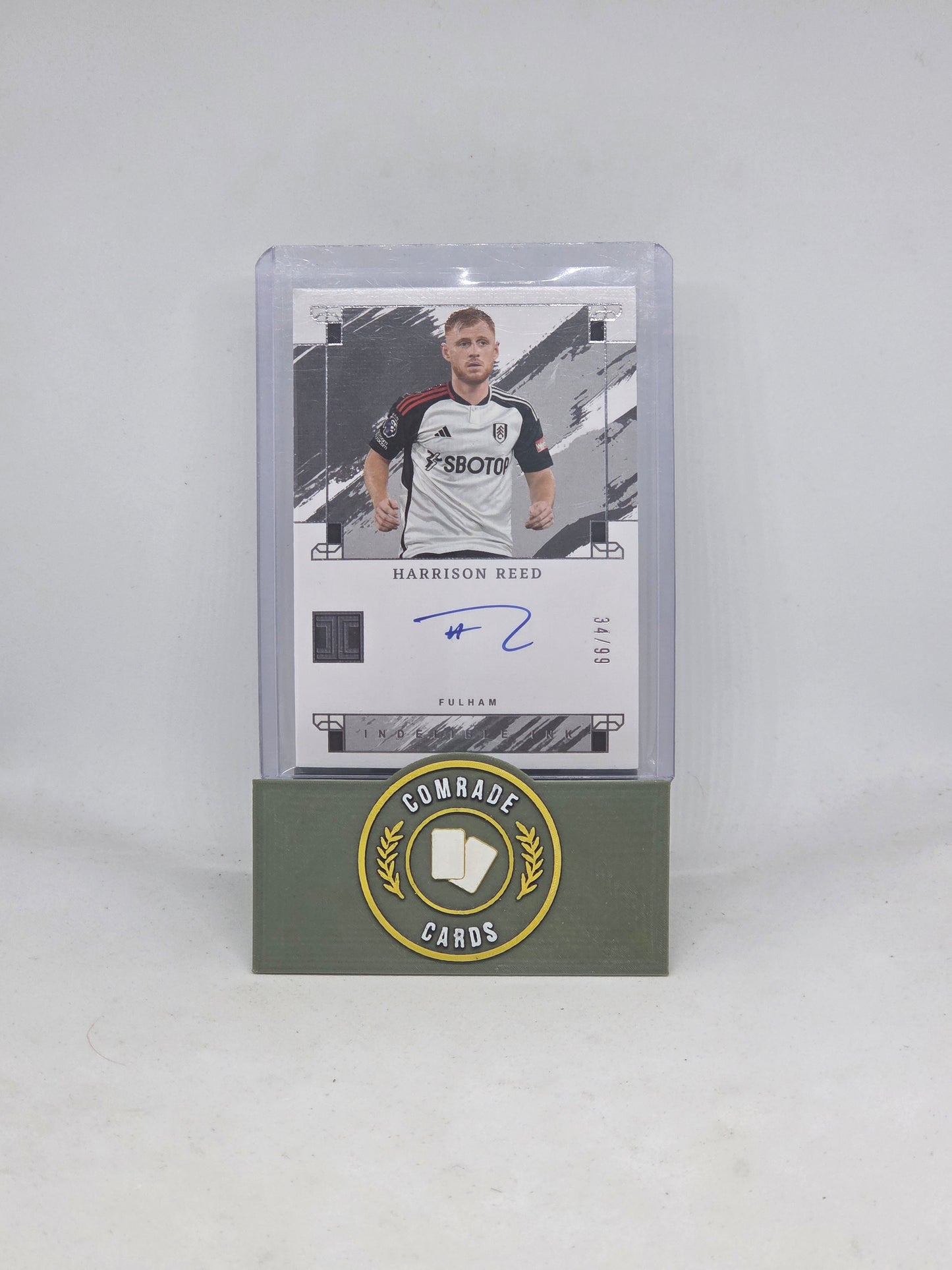 Harrison Reed (Fulham) 34/99 Autographed Card Impeccable 2023-2024