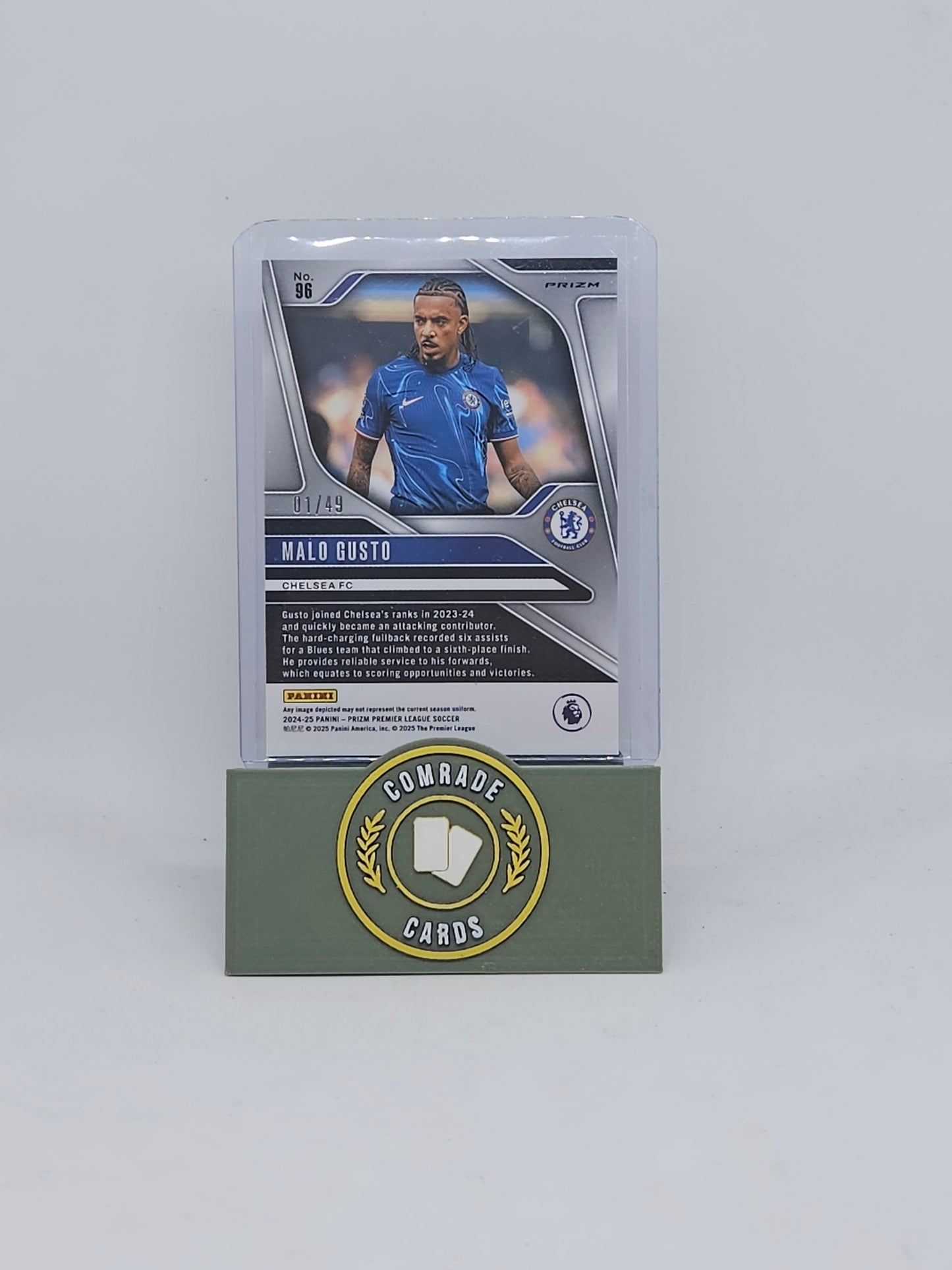 Malo Gusto (Chelsea) 01/49 Prizm Premier League 2024-2025