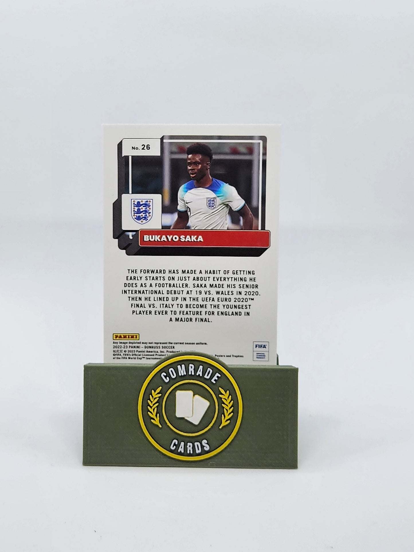 Bukayo Saka (England) - Parallel Donruss Soccer 2022-2023
