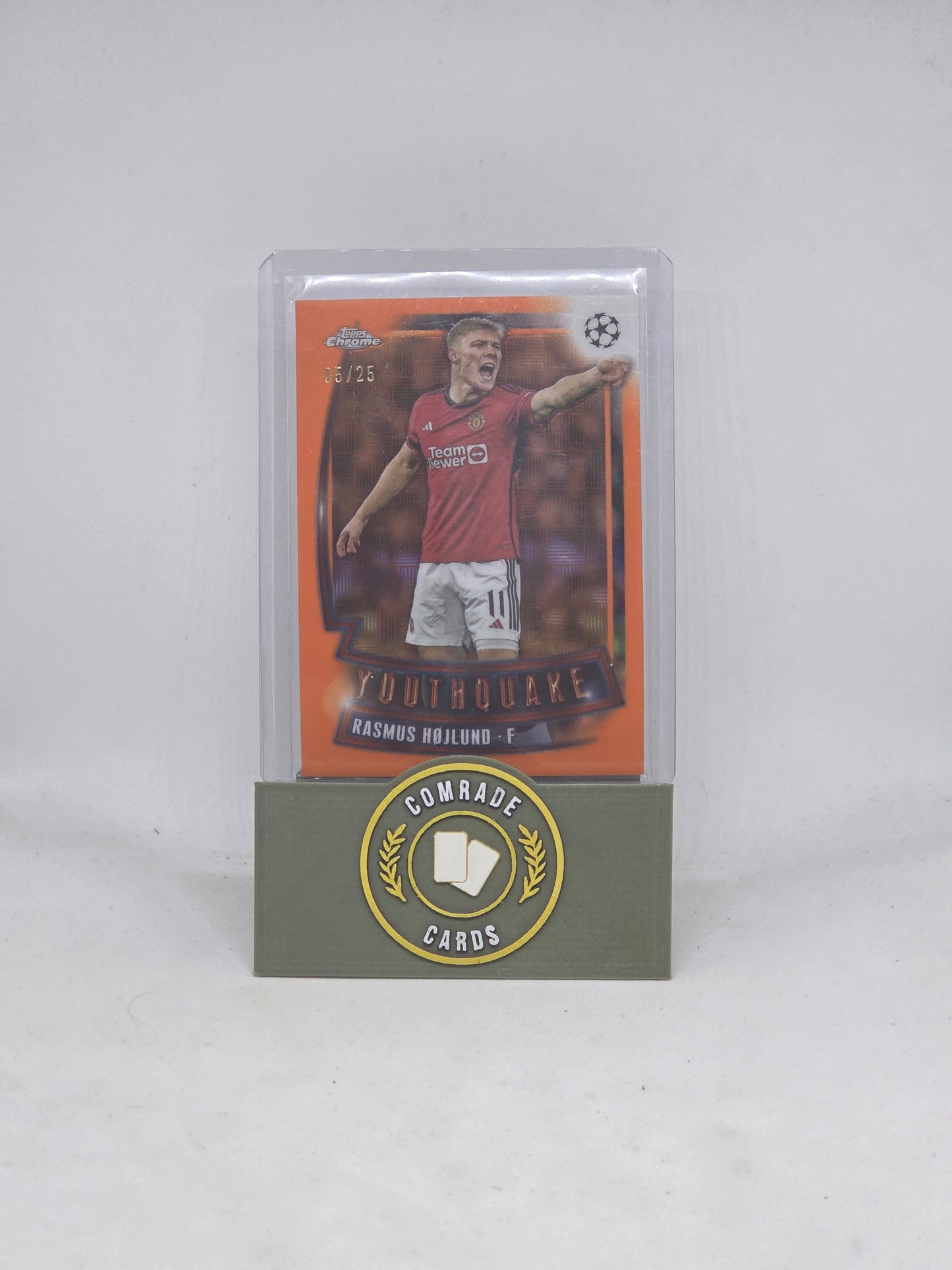 Rasmus Hojlund (Man United) 05/25 Topps Chrome 2023-2024