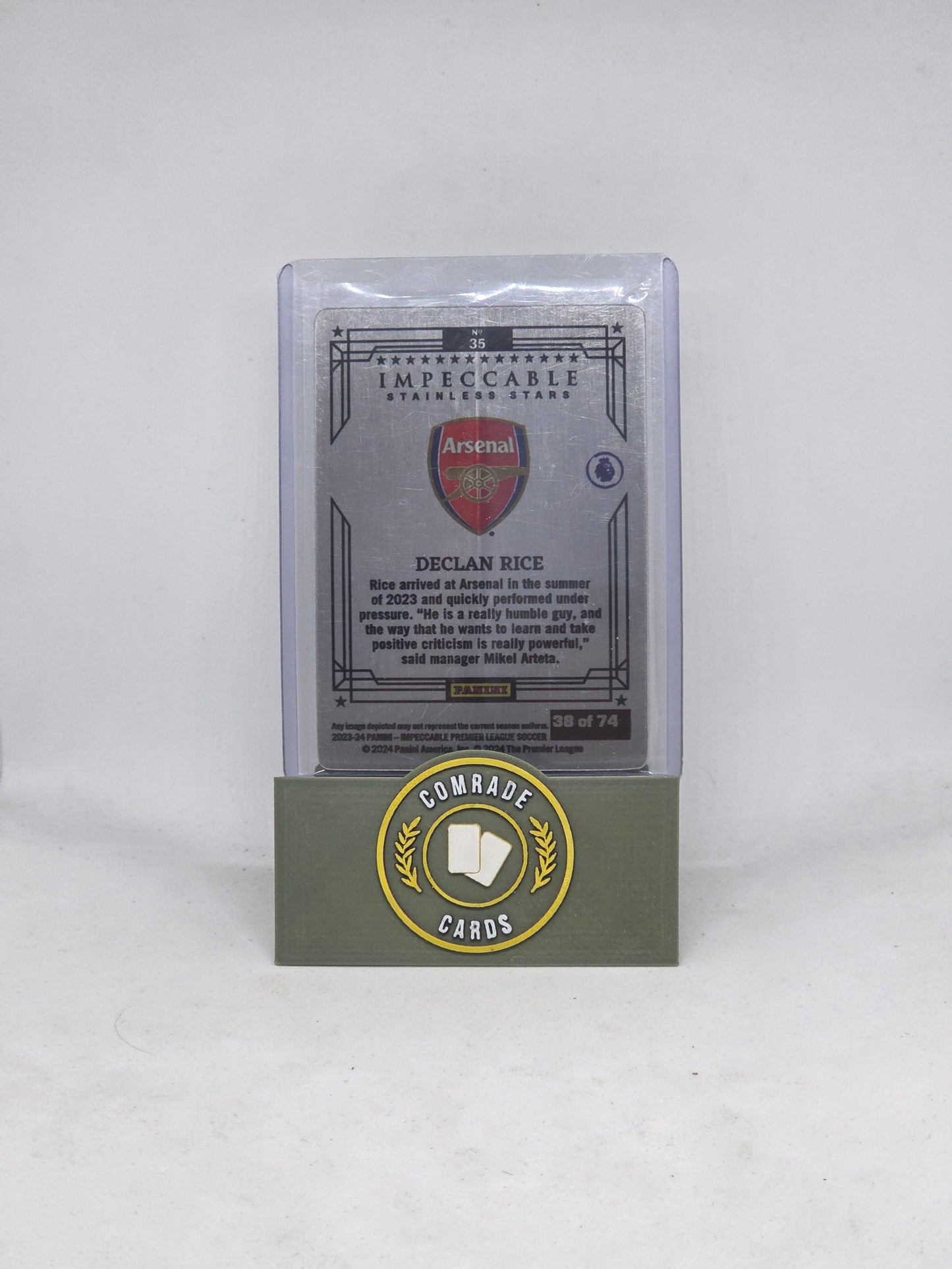 Declan Rice (Arsenal) 38/74 Impeccable 2023-2024
