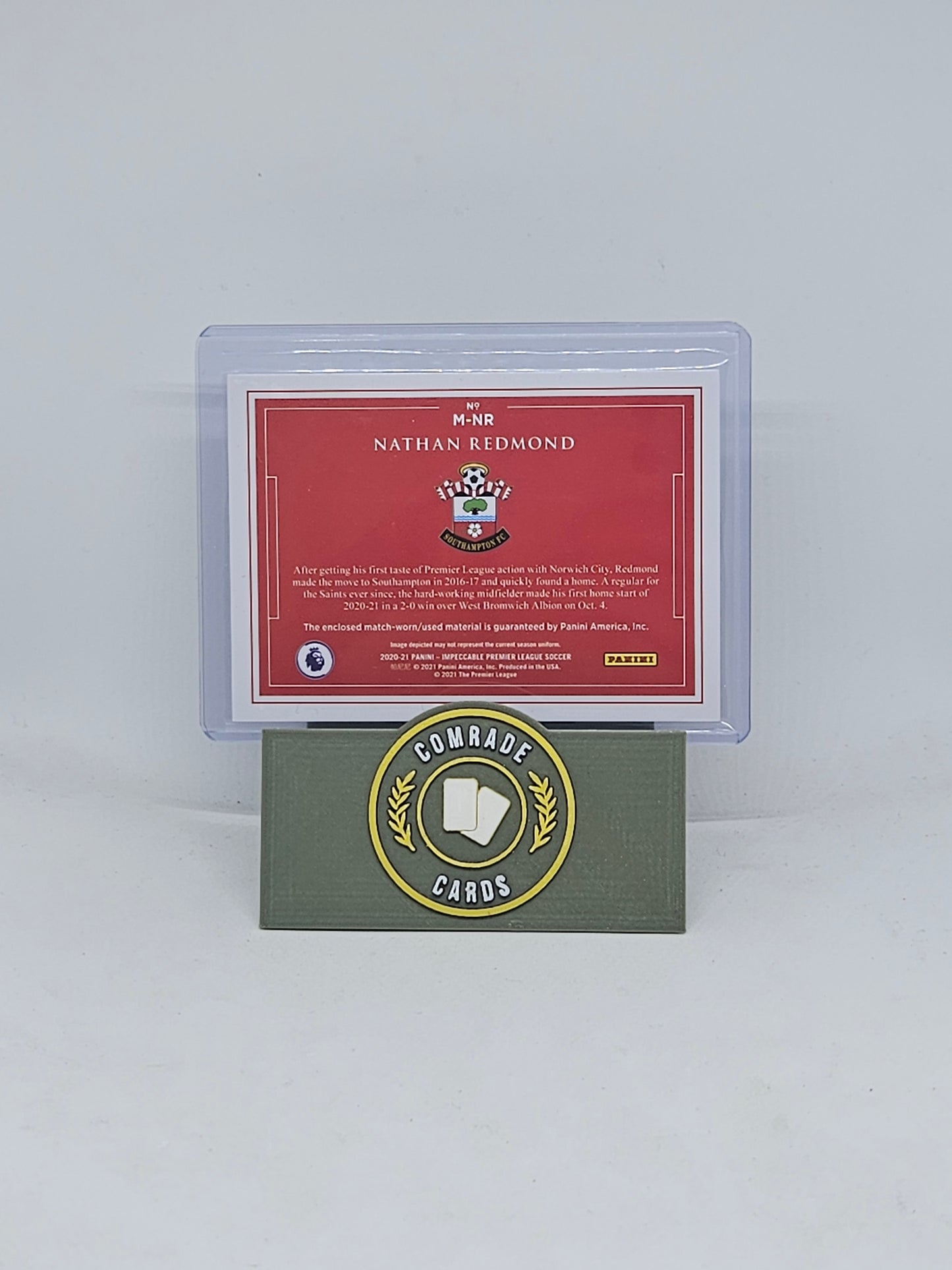 Nathan Redmond (Southampton) 07/10 Patch Immaculate 2020-2021