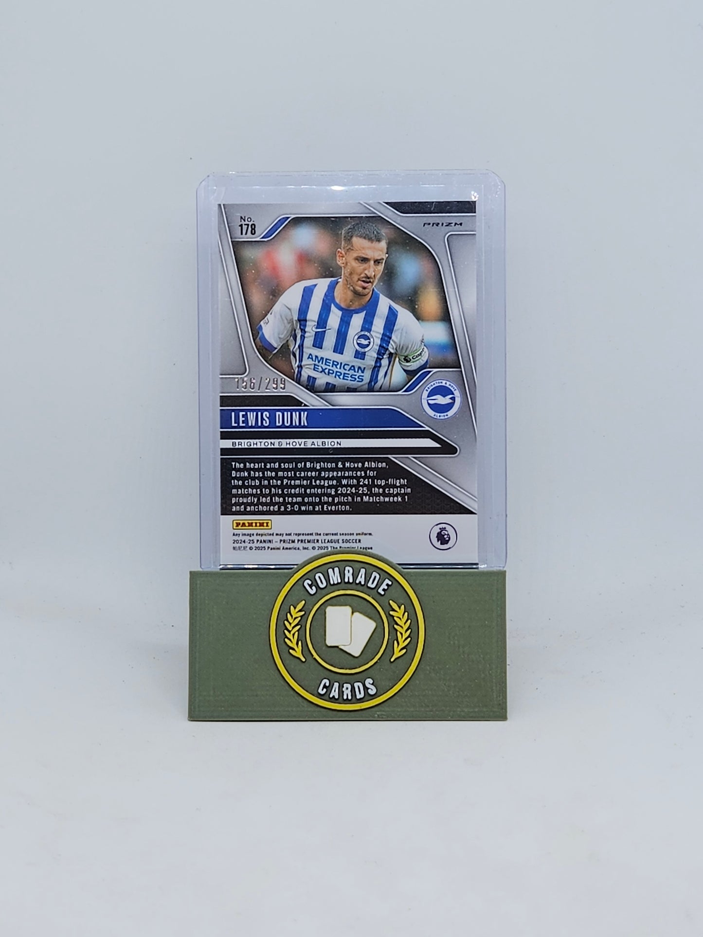 Lewis Dunk (Brighton) 156/199 Prizm Premier League 2024-2025
