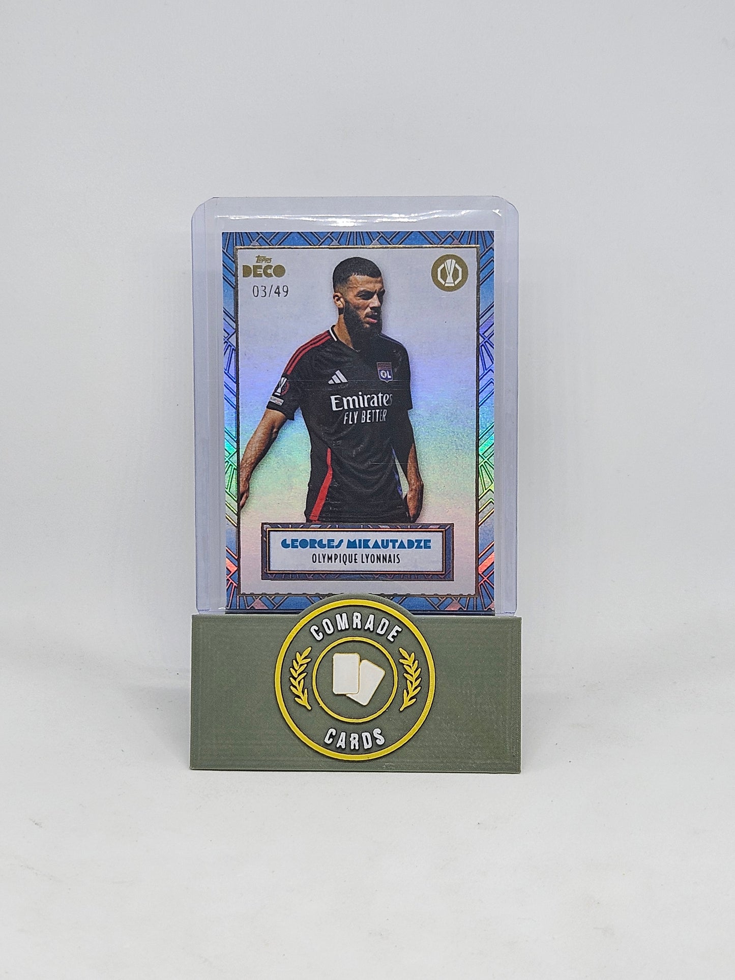 Georges Mikautadze (Lyon) 03/49 Topps Deco 2024-2025
