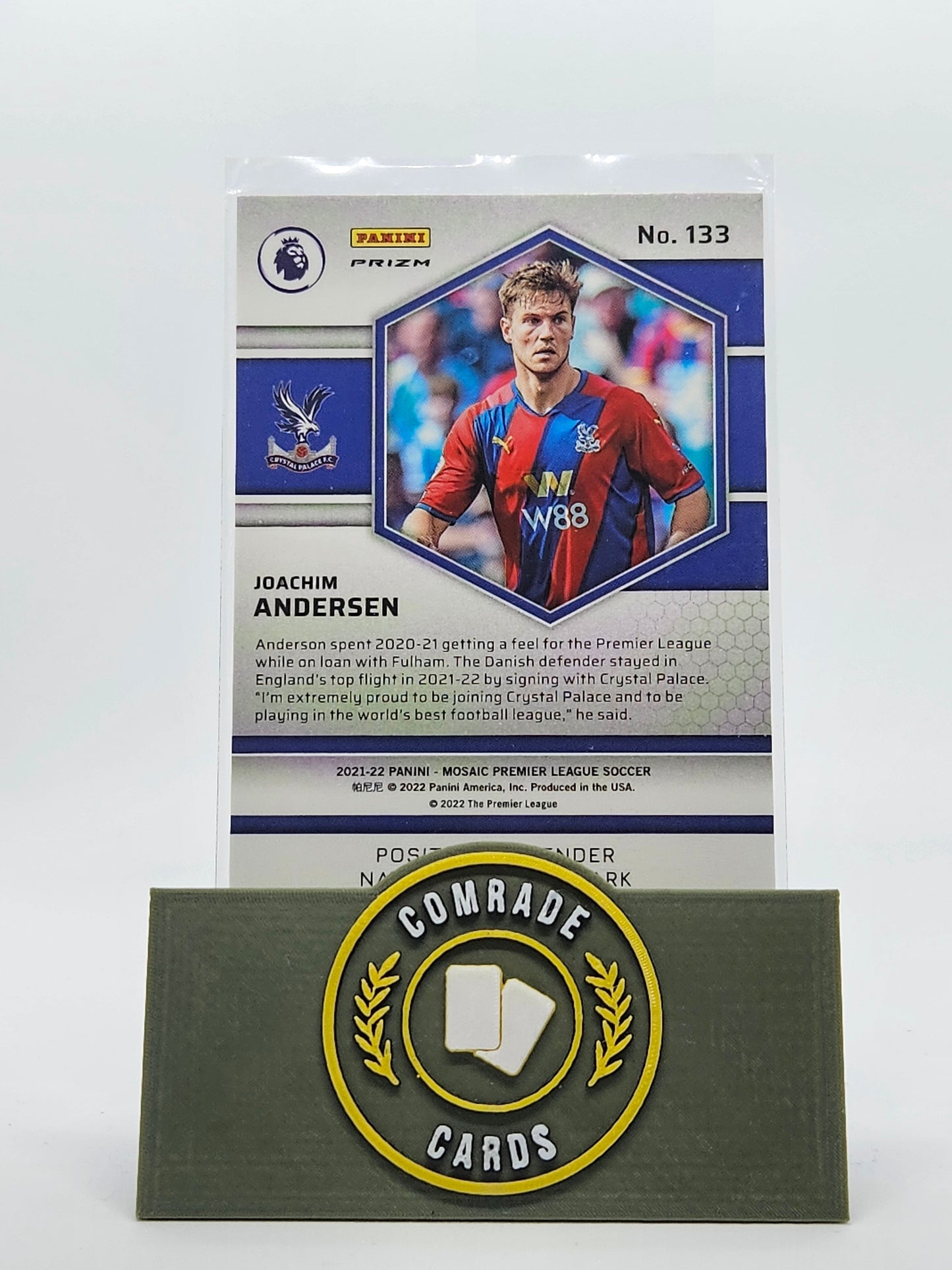 Joachim Andersen (Crystal Palace) - Parallel Mosaic Premier League 2021-2022