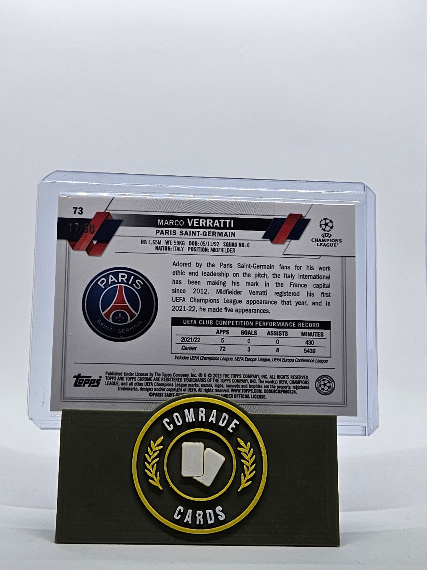Marco Verratti (PSG) 17/50