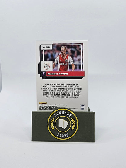 Kenneth Taylor (Ajax) Parallel Donruss Soccer 2022-2023