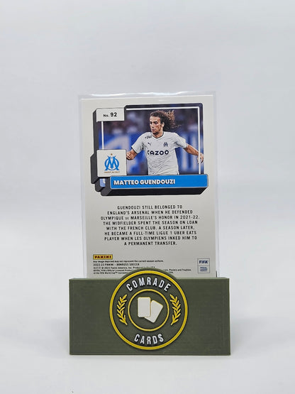 Matter Guendouzi (Marseille) Parallel Donruss Soccer 2022-2023