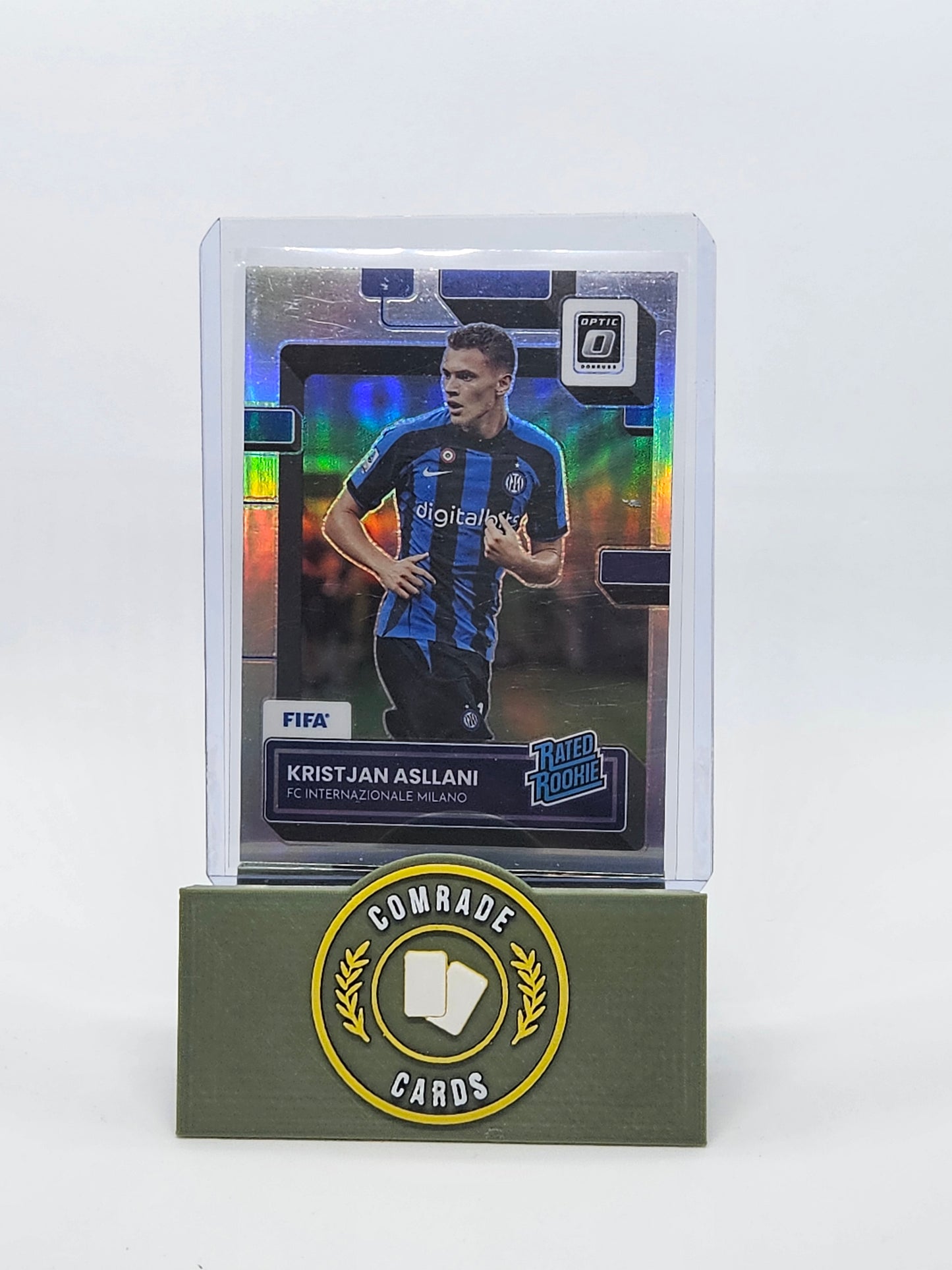 Kristjan Asllani (Inter Milan) Parallel Donruss Soccer 2022-2023